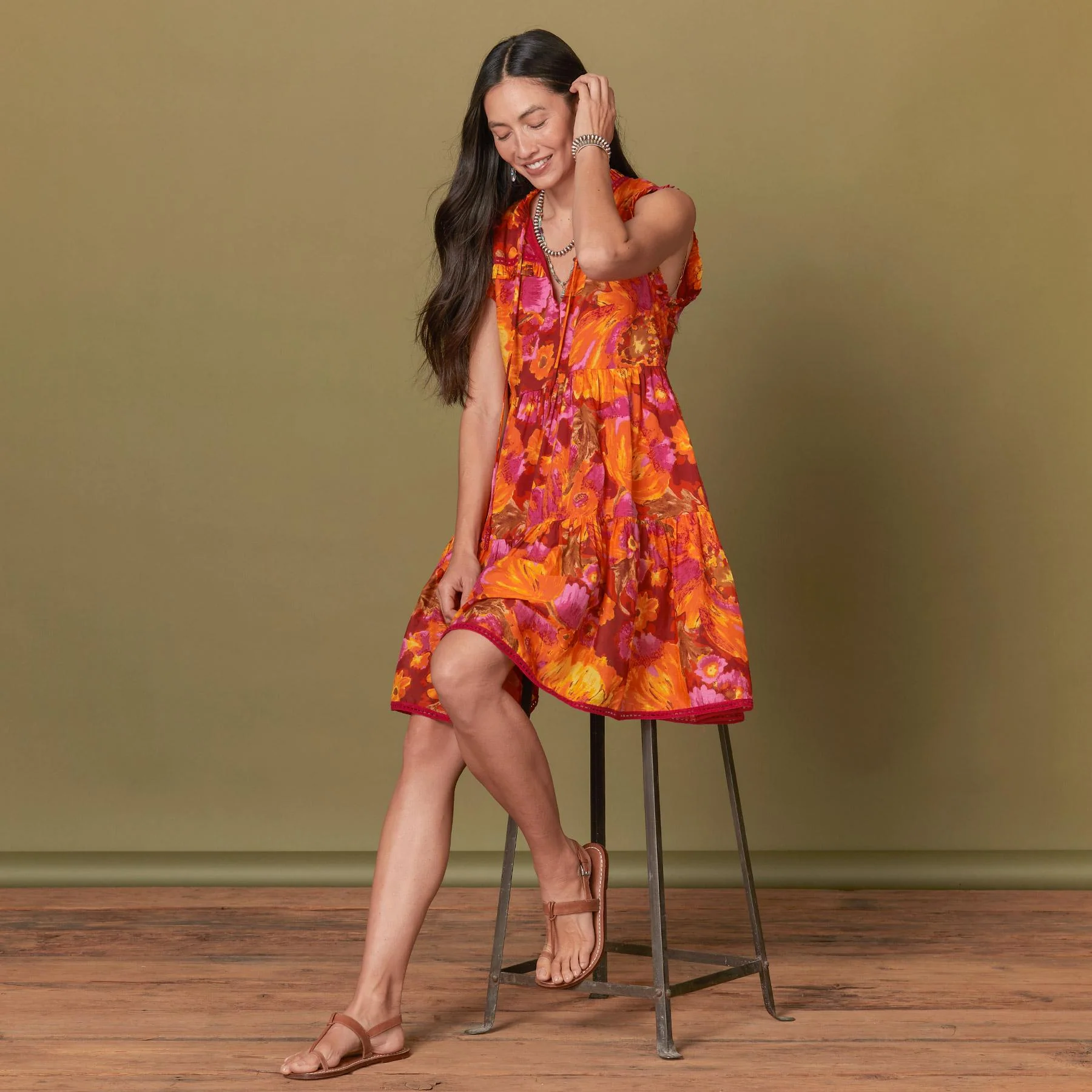 Blossoms Divine Dress, Petite