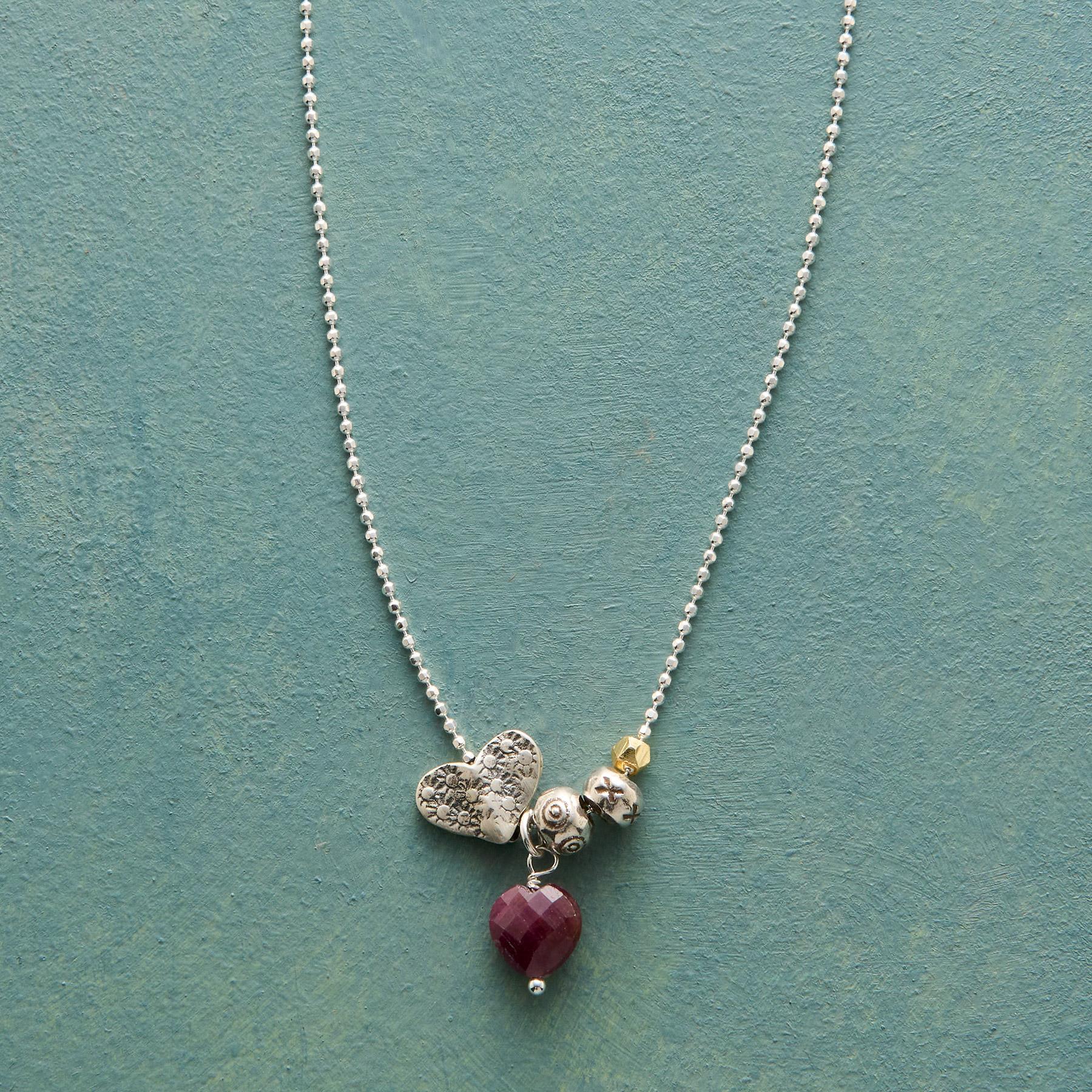 Heart Birthstone Necklace