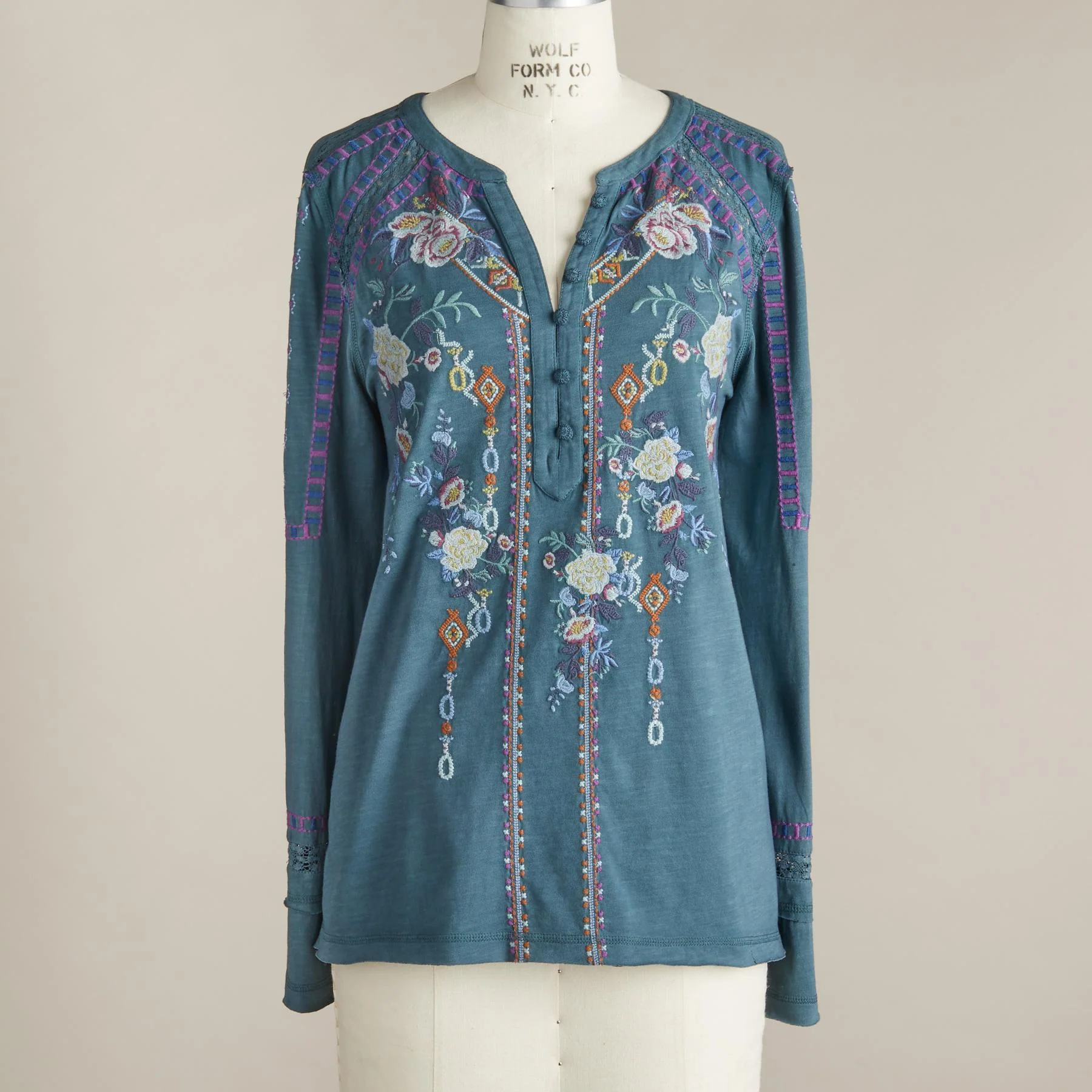 Fairfax Florals Henley