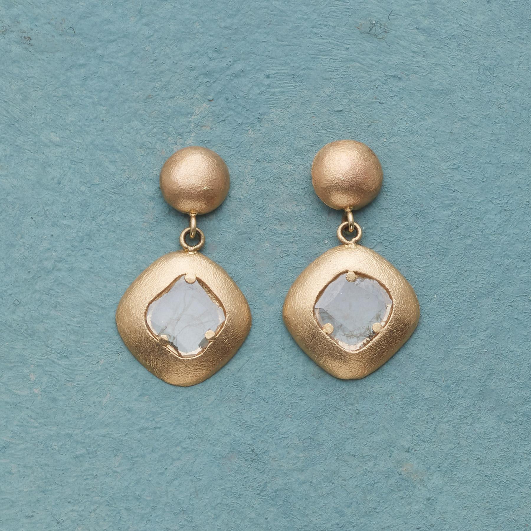 Diamond Slice Earrings