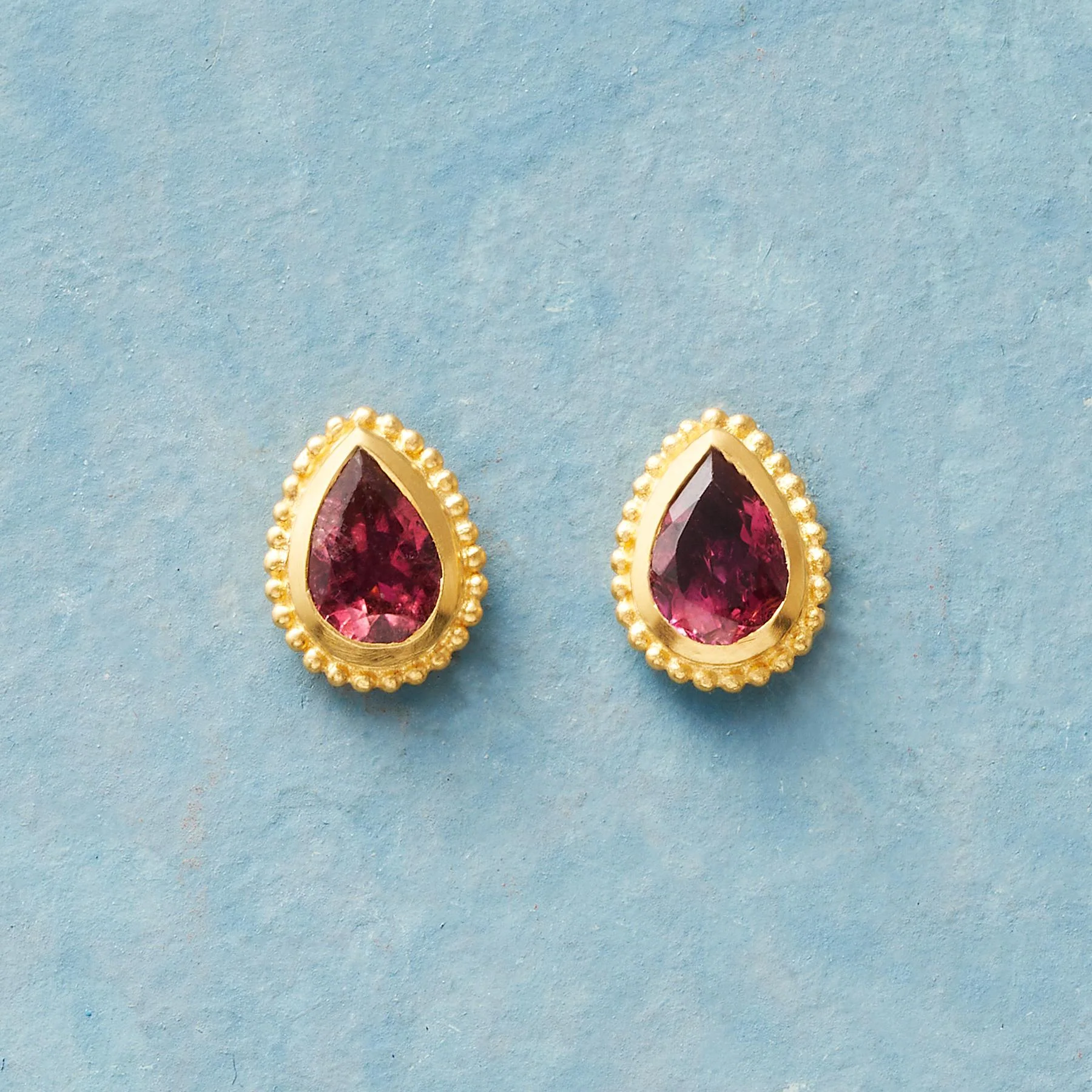 Teardrop Birthstone Earrings