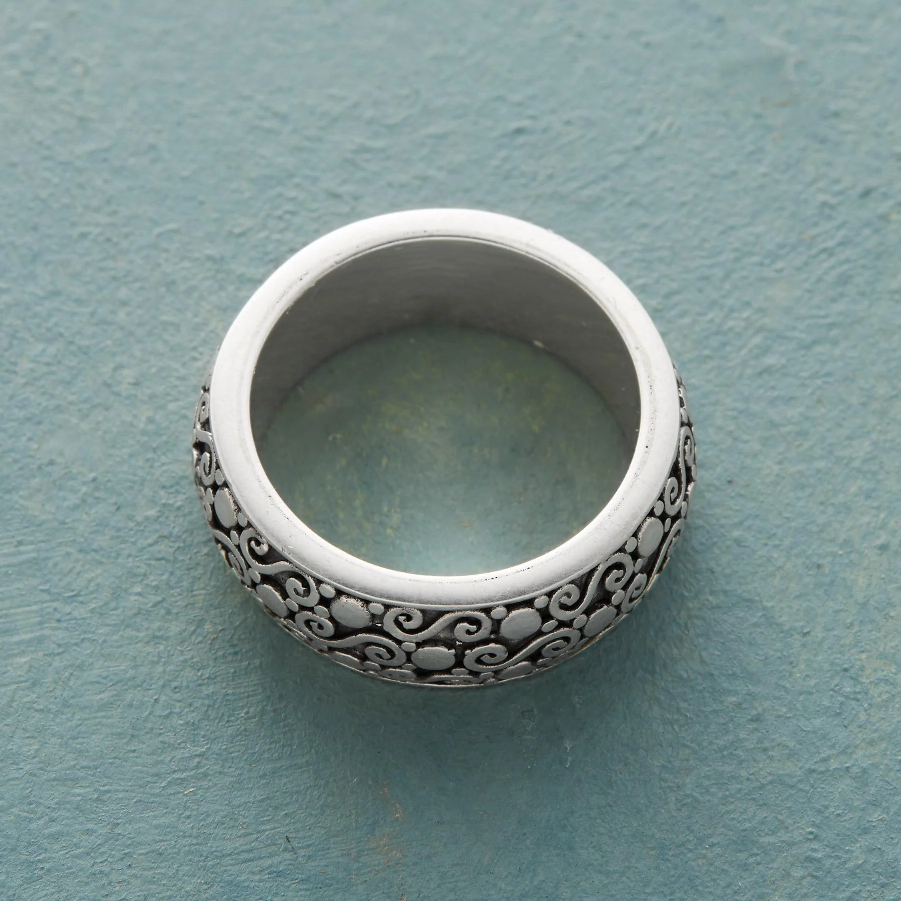 Sterling Swirls Ring