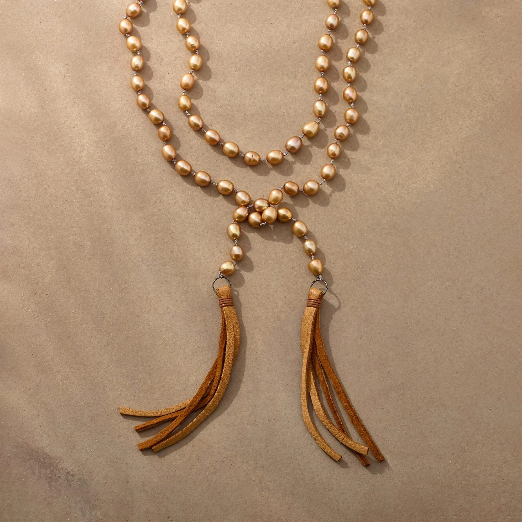 Golden Pearl Lariat
