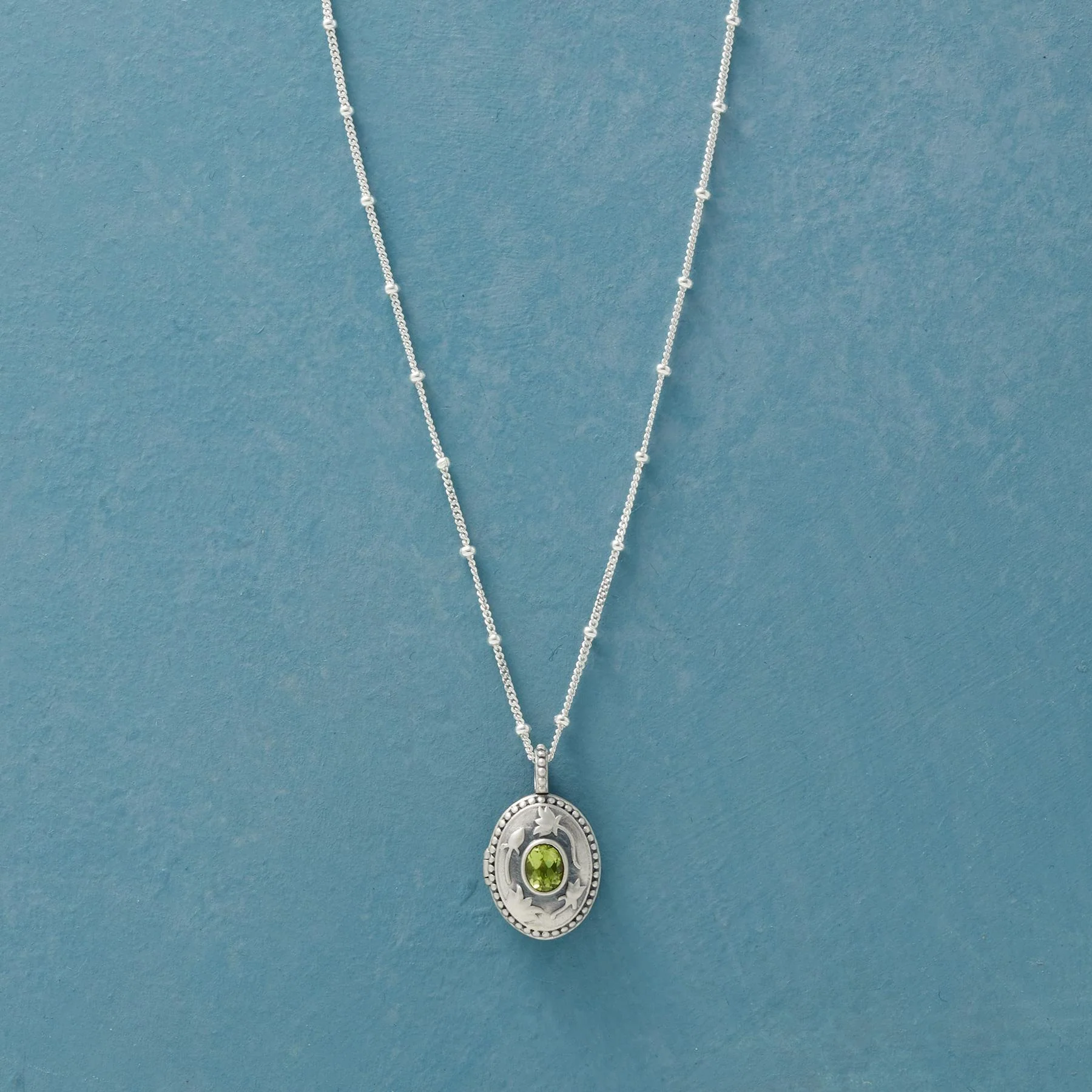 Sterling Silver Birthstone Locket