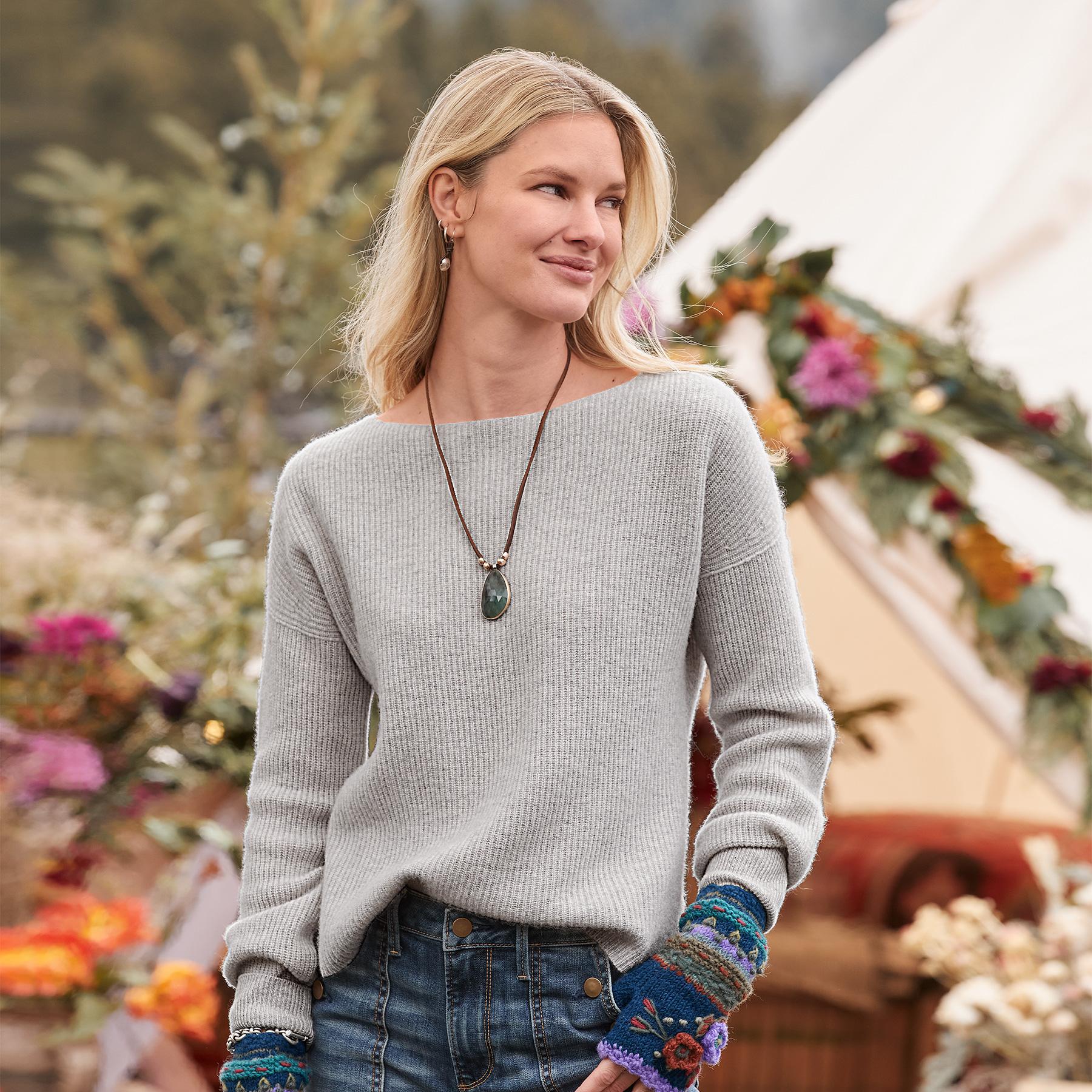 Jovie Cashmere Sweater, Petite