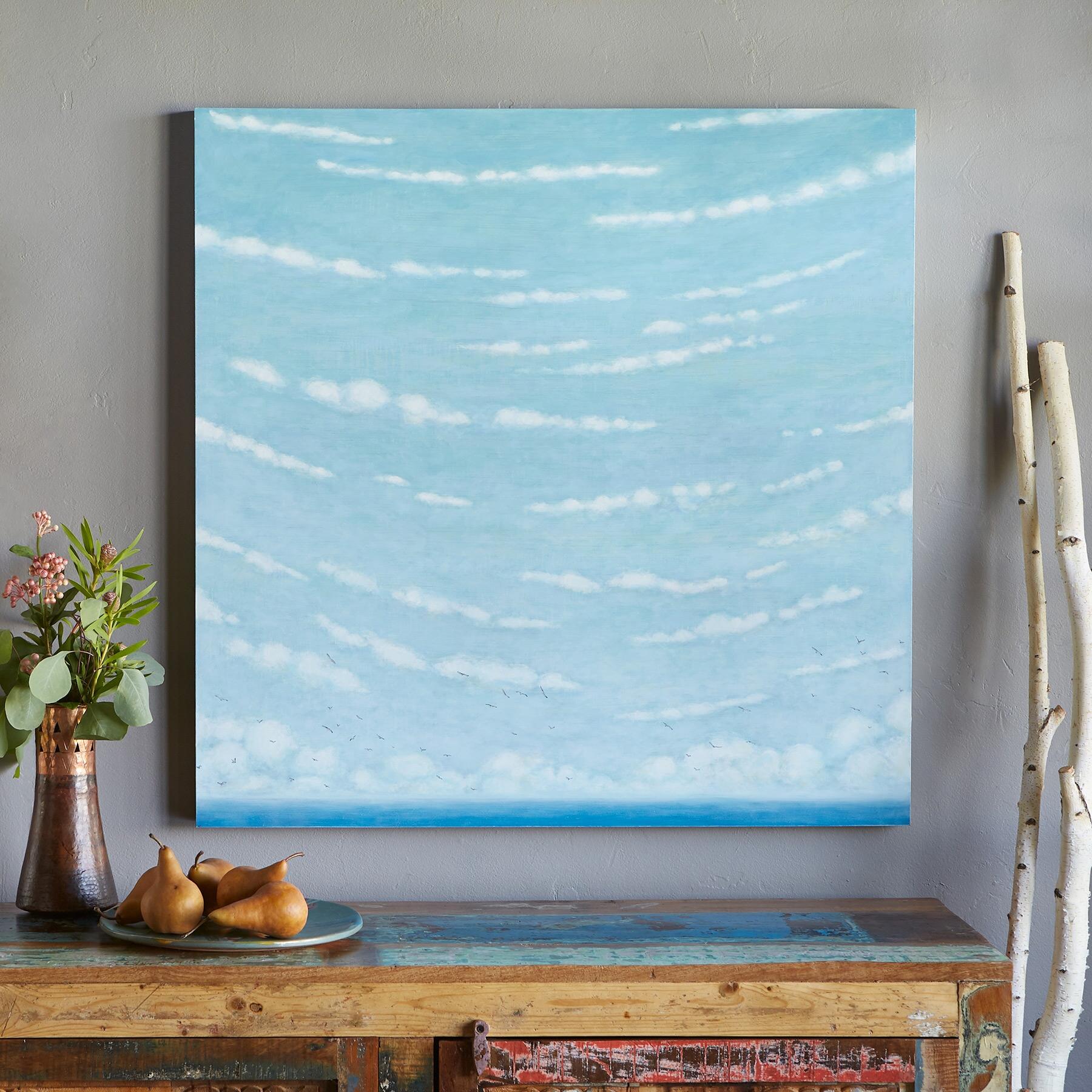 Adrift Above The Sea Painting