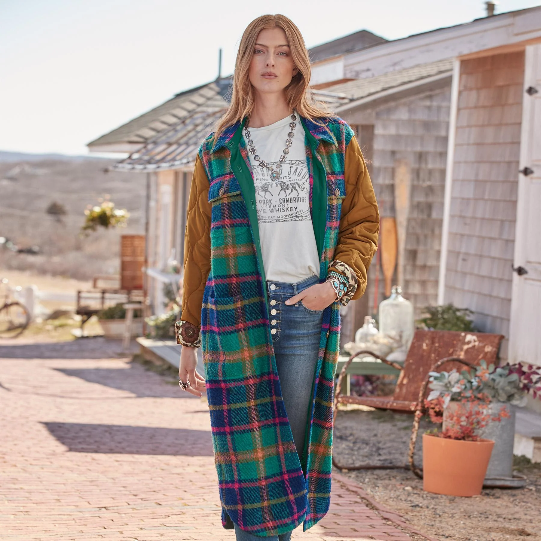 Hampshire Plaid Jacket - Petites