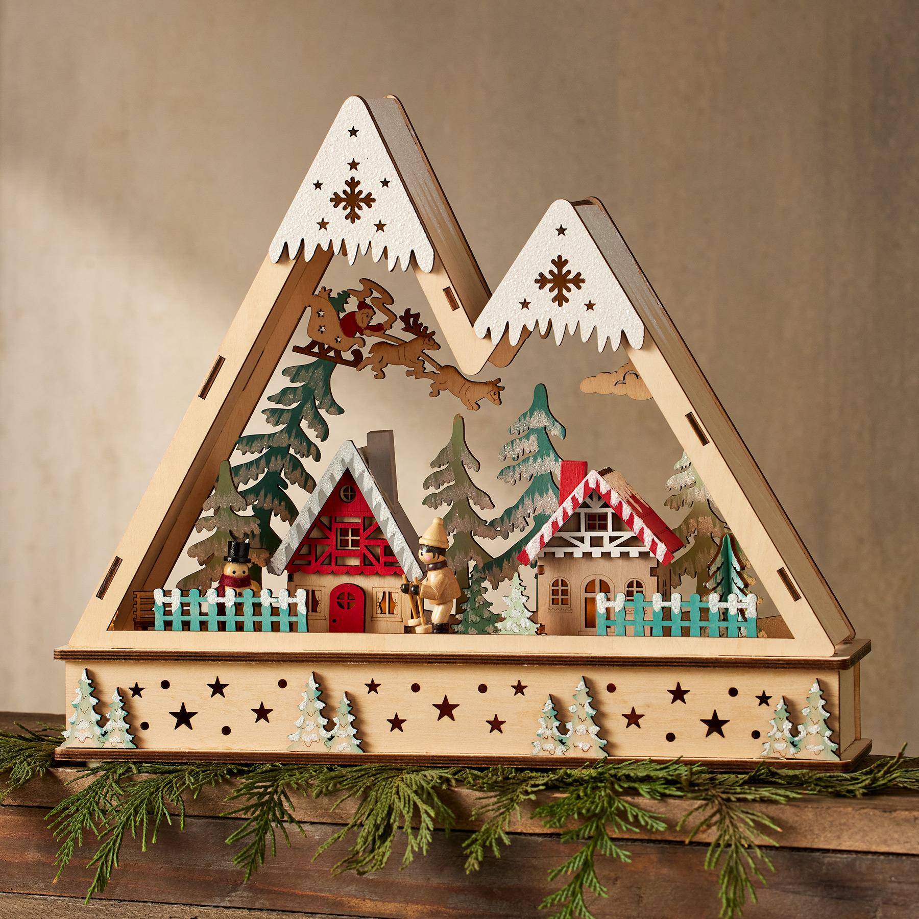 Mountainside Holiday Pyramid