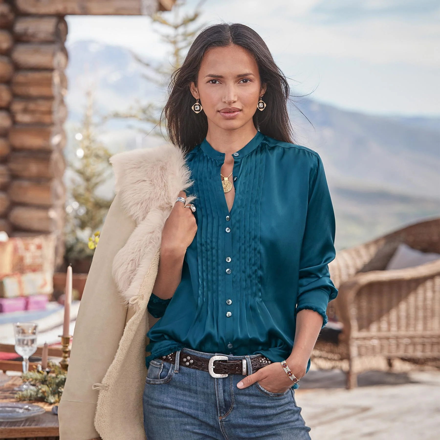 Delphine Highland Top