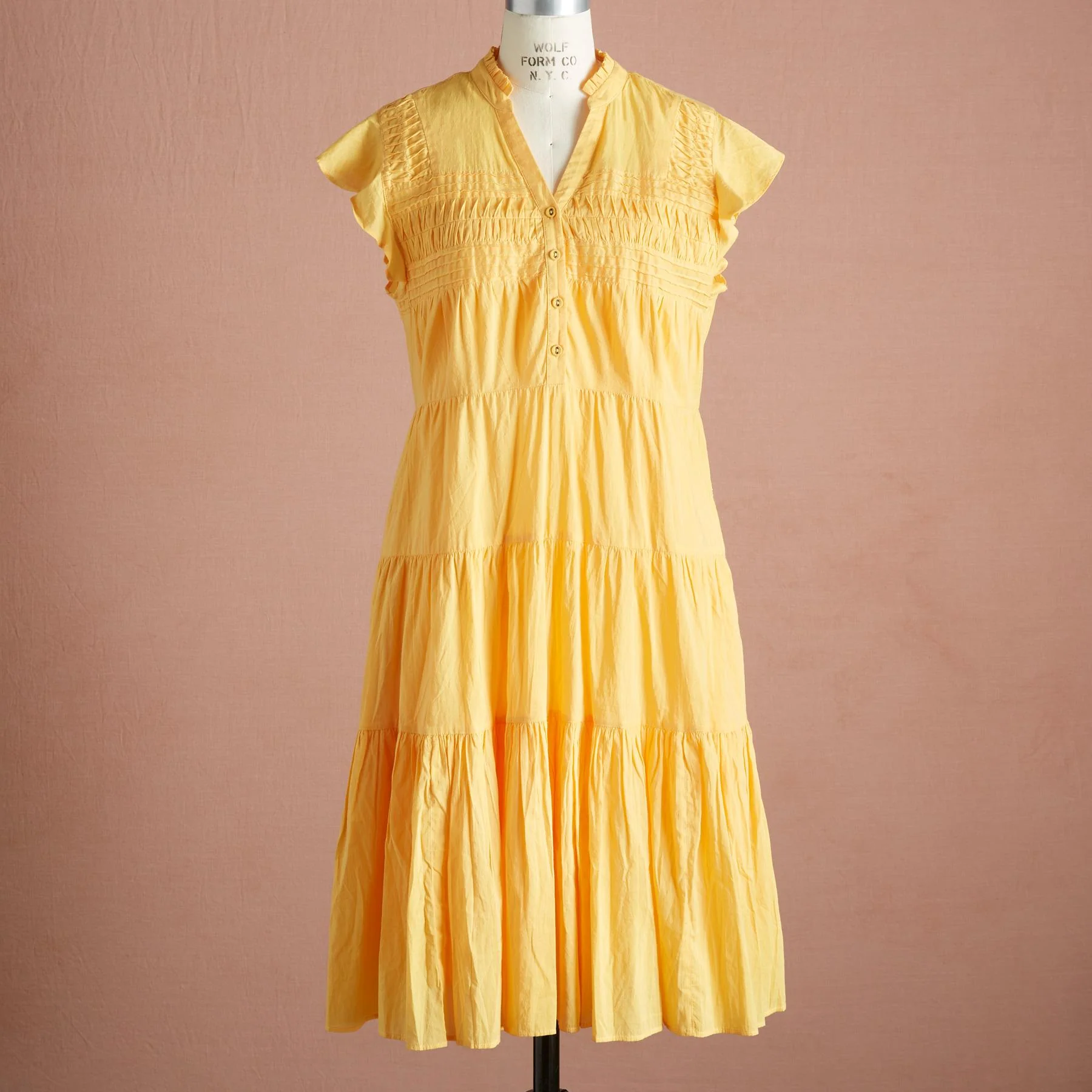 Janie Ruffle Dress, Petite