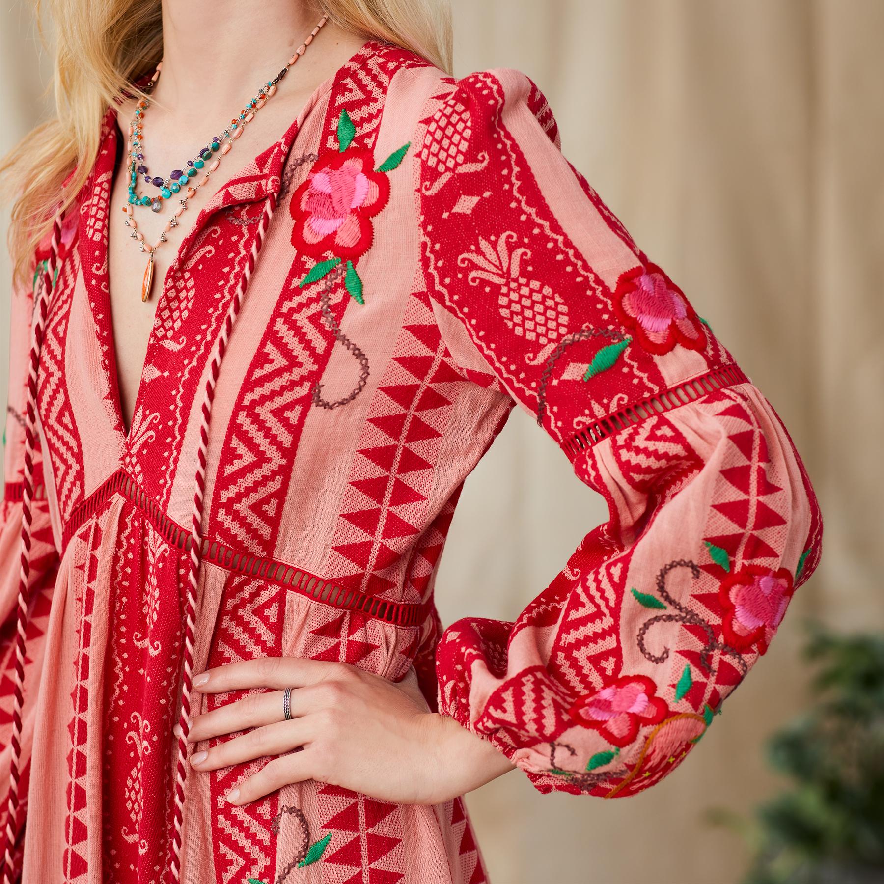 Jaquard Orchard Dress