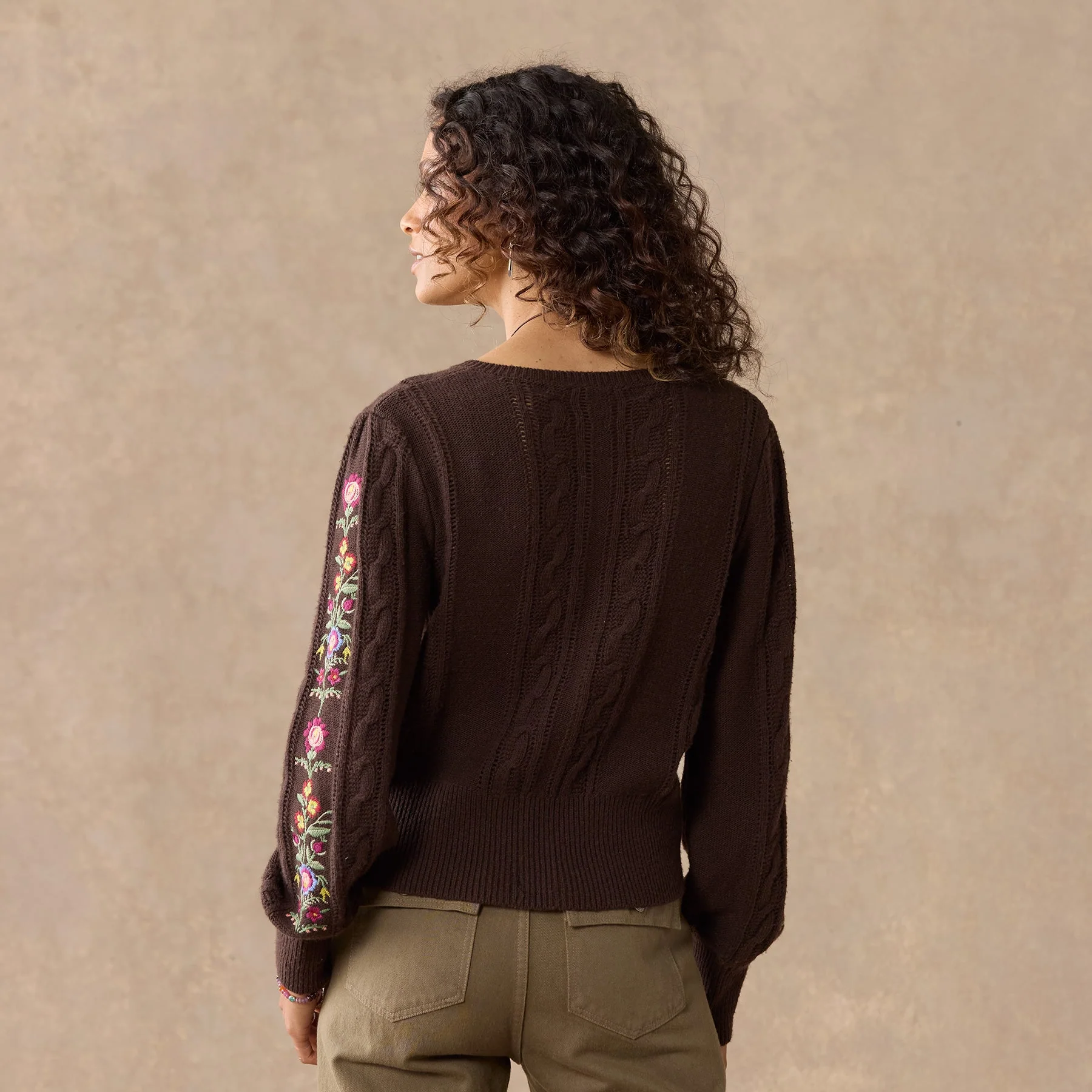 Swiss Florals Cardigan