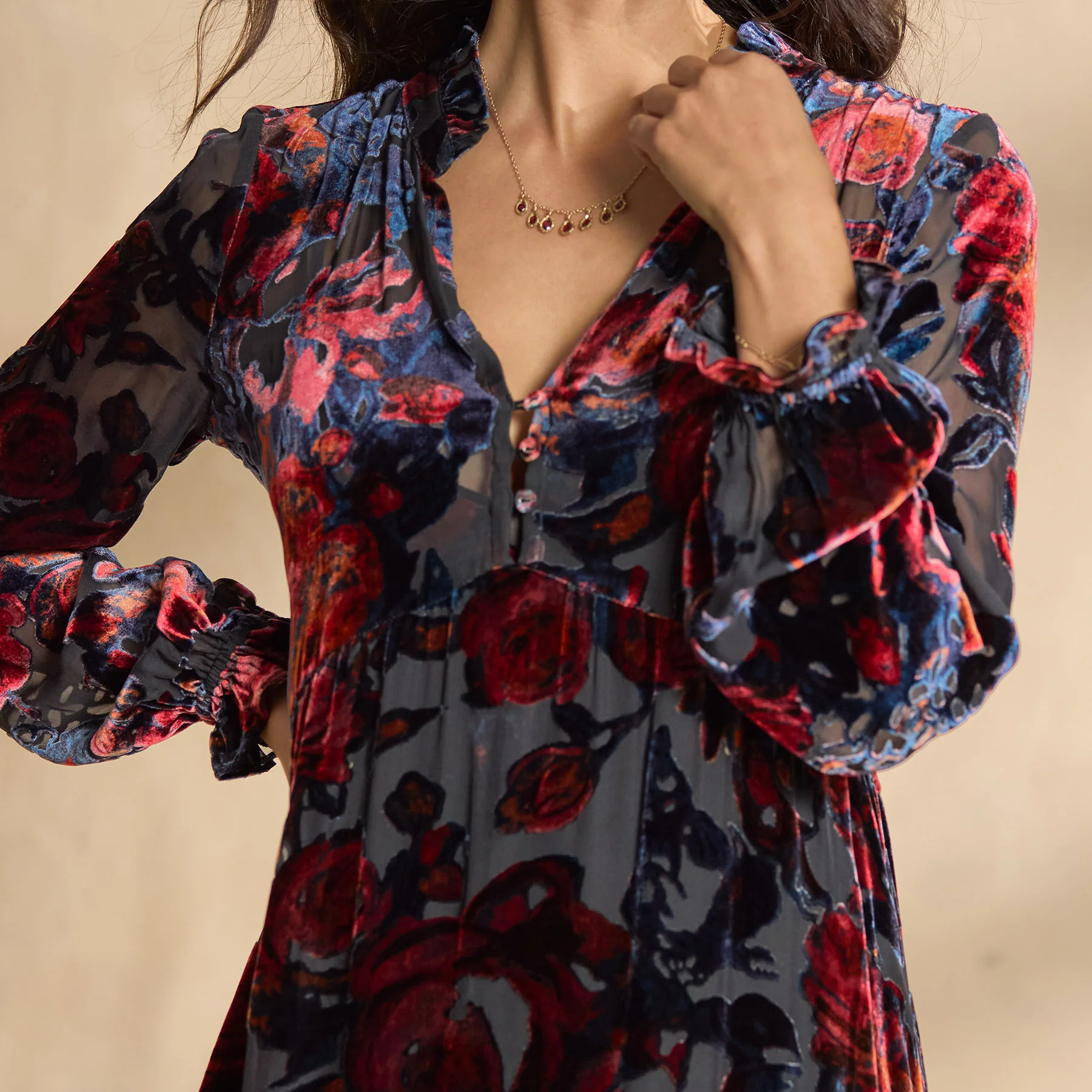 Lena Velvet Dress, Petite