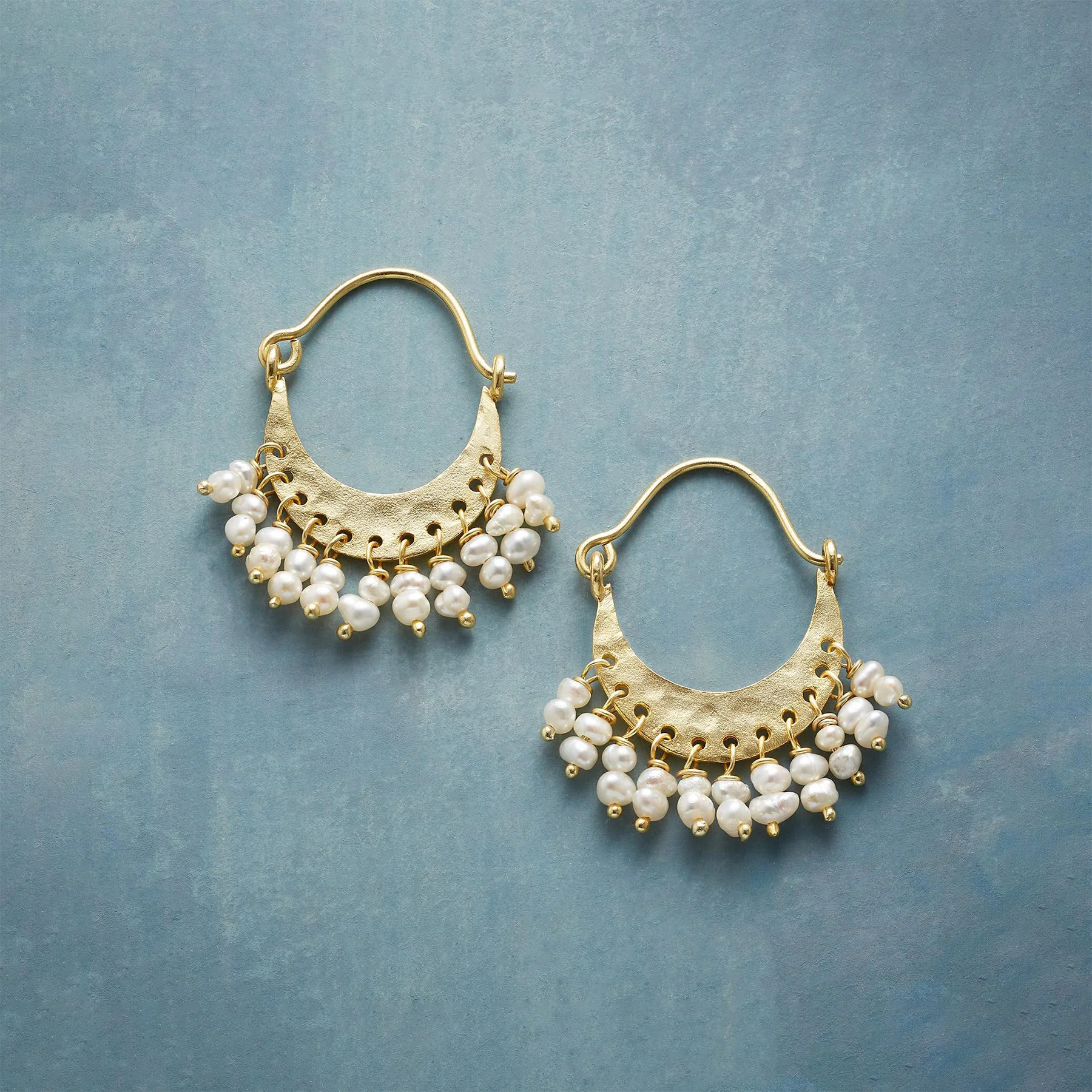 Pearl Collar Earrings