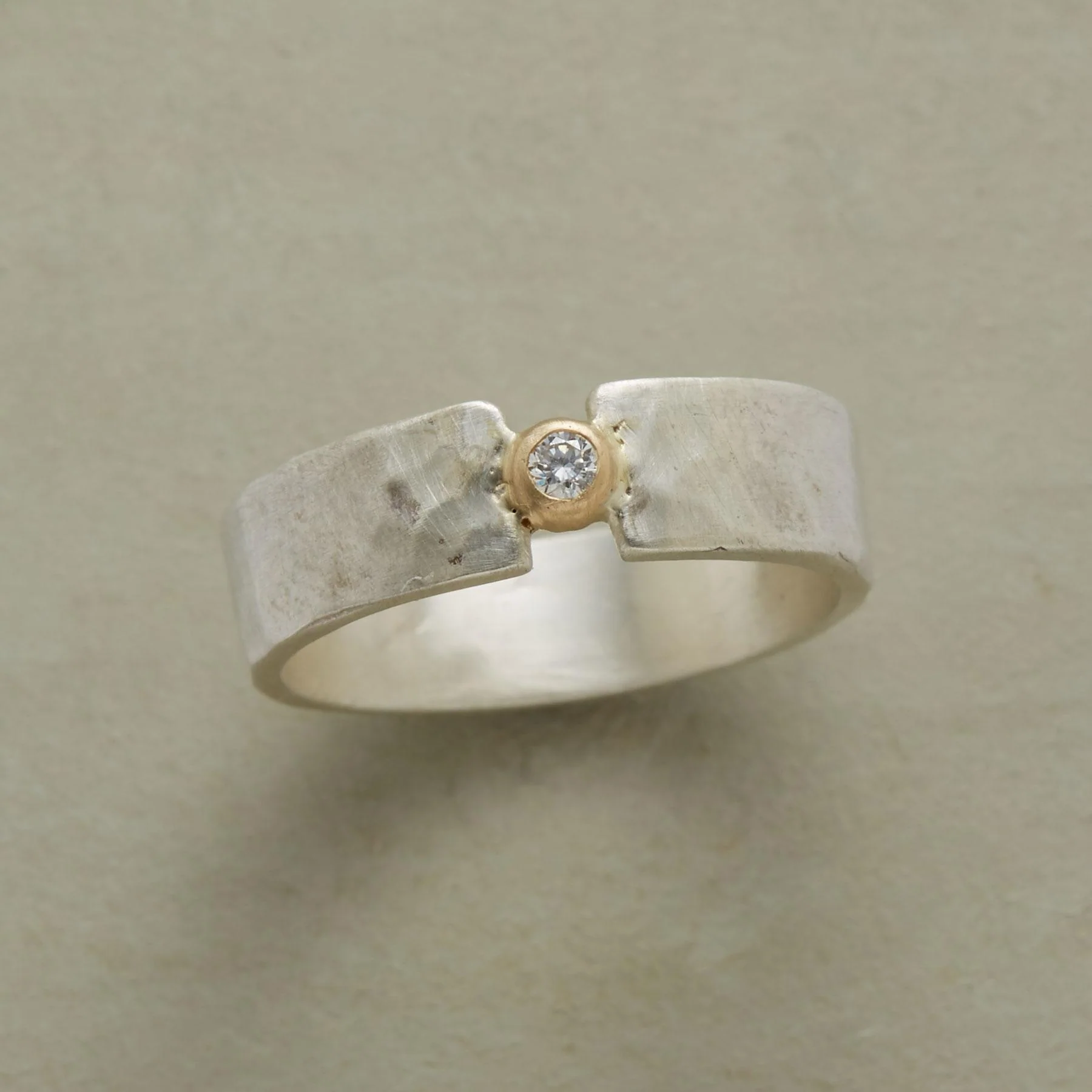 Diamond Stepping Stone Ring