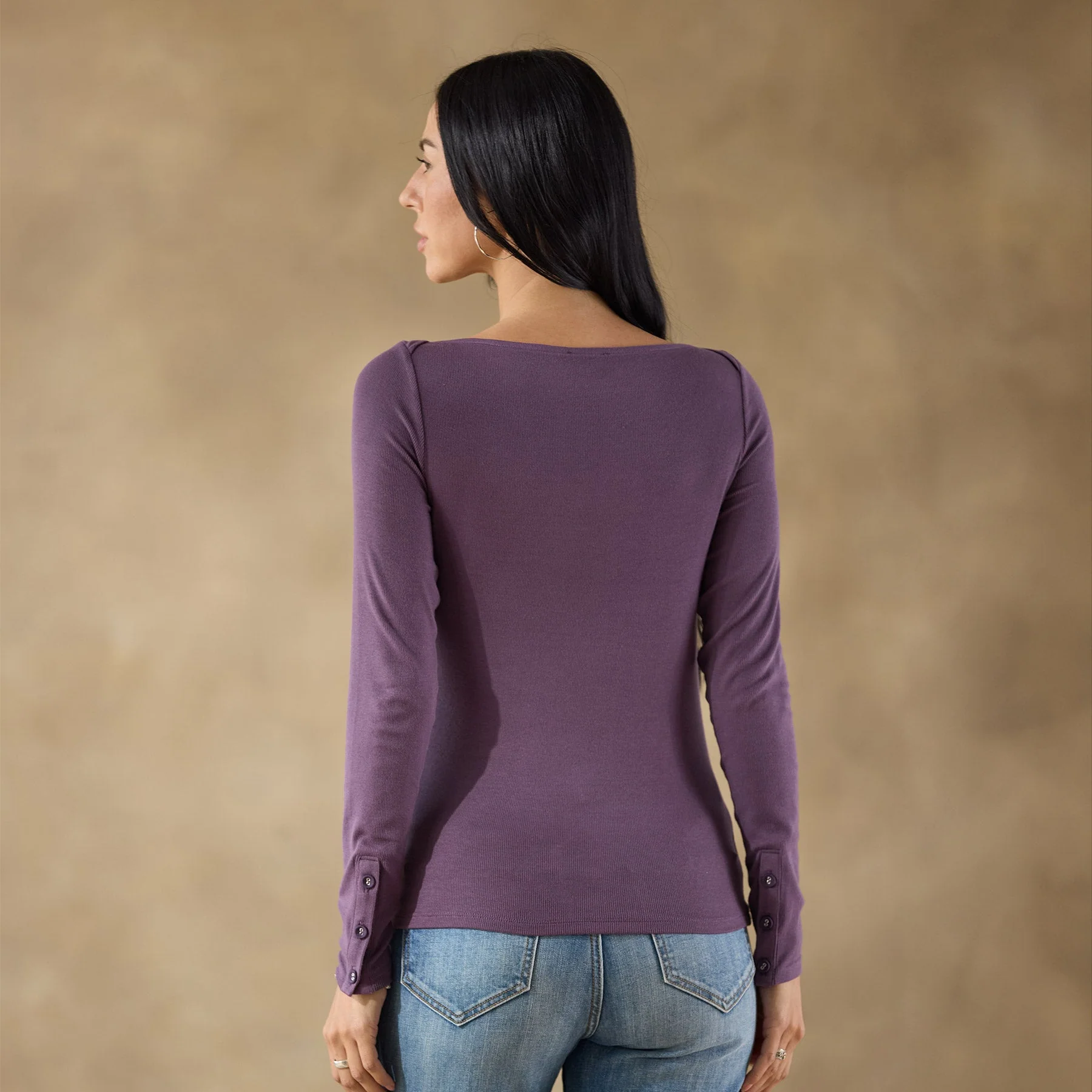 Light As Air Boatneck Tee, Petite