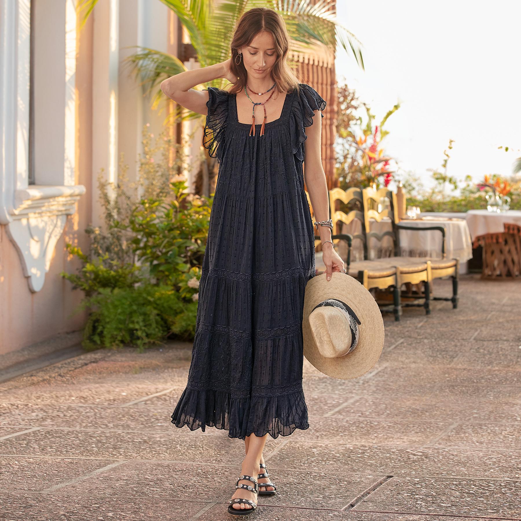 Greer Embroidered Dress