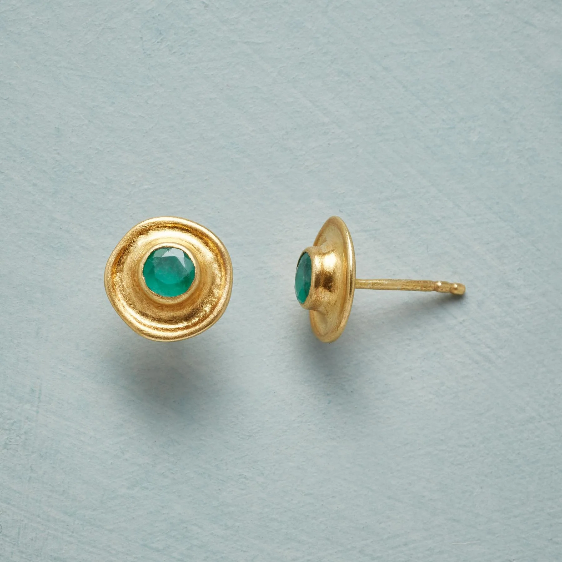 Emerald Monument Earrings