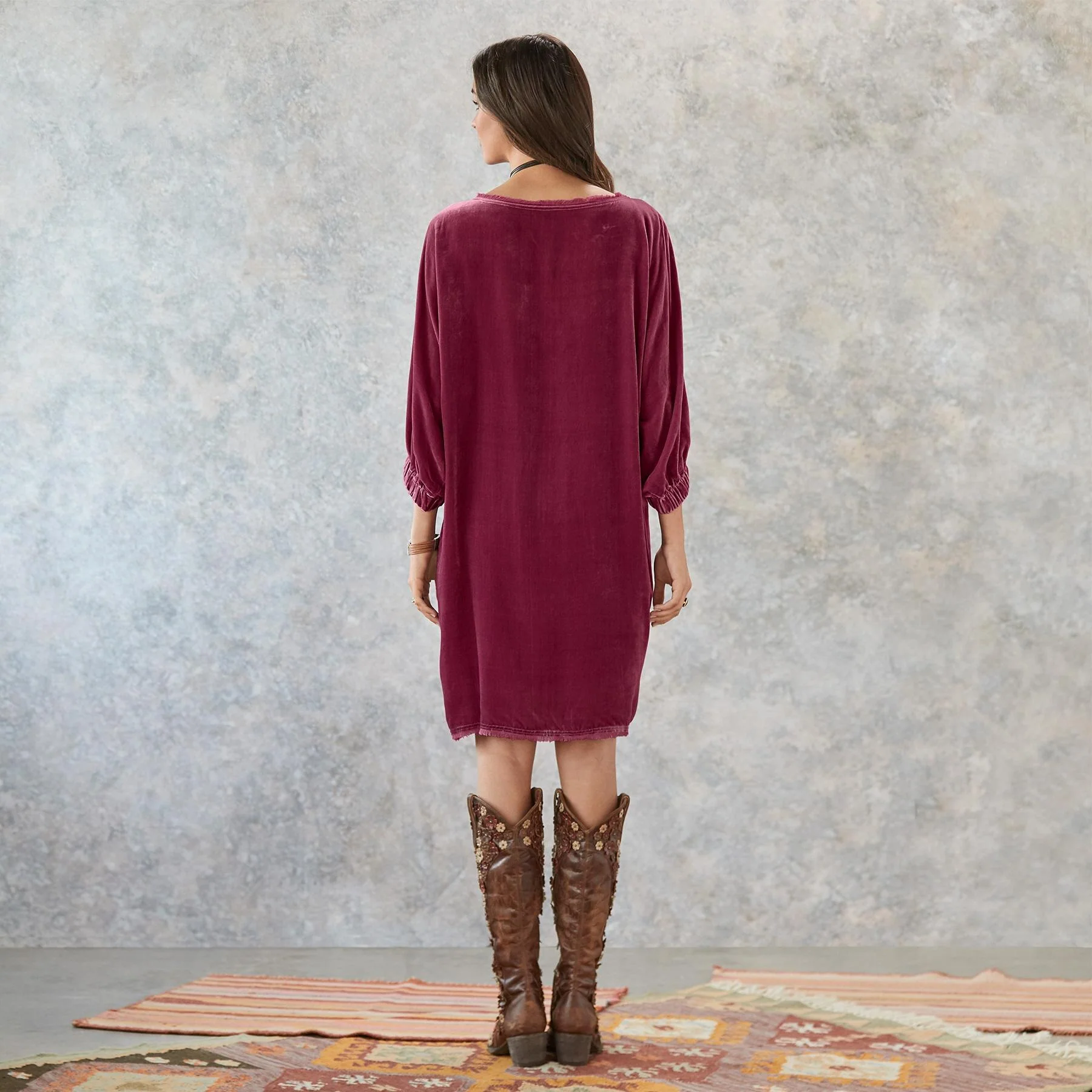 Midnight Velvet Dress