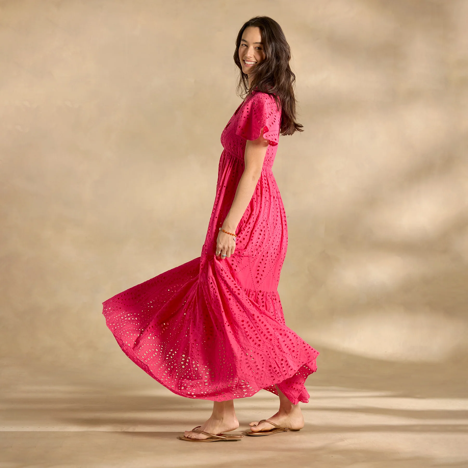 Juno Eyelet Dress, Petite