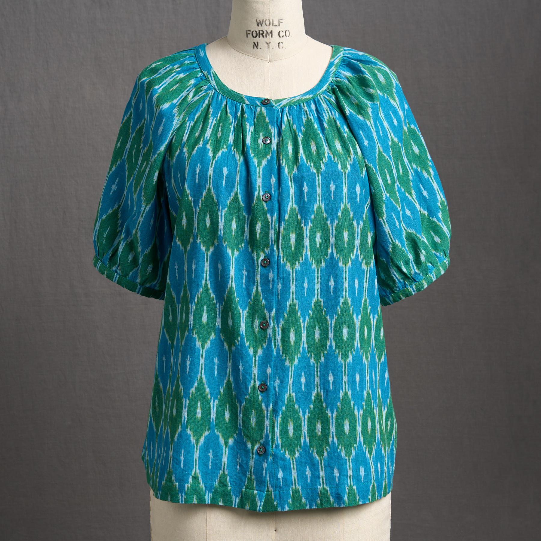 Graceful Days Ikat Top, Petite