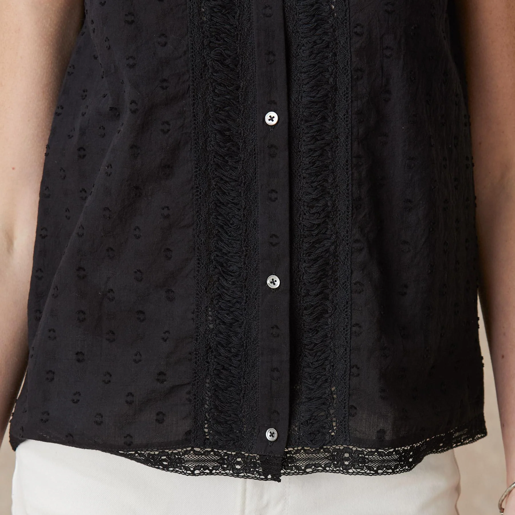 Paola Lace Shell, Petite