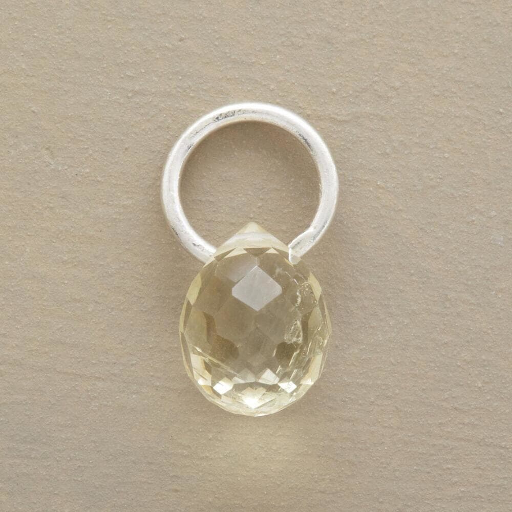 Teardrop Birthstone Charms