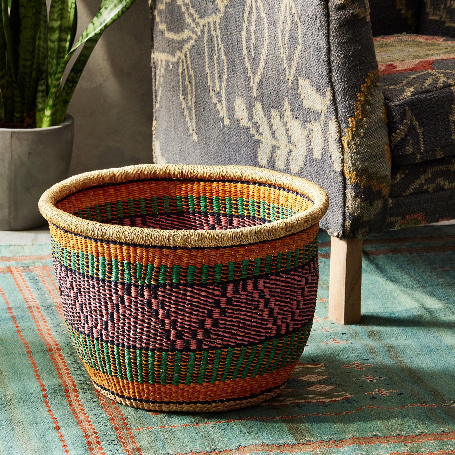 One-Of-A-Kind Ghanian Baskets
