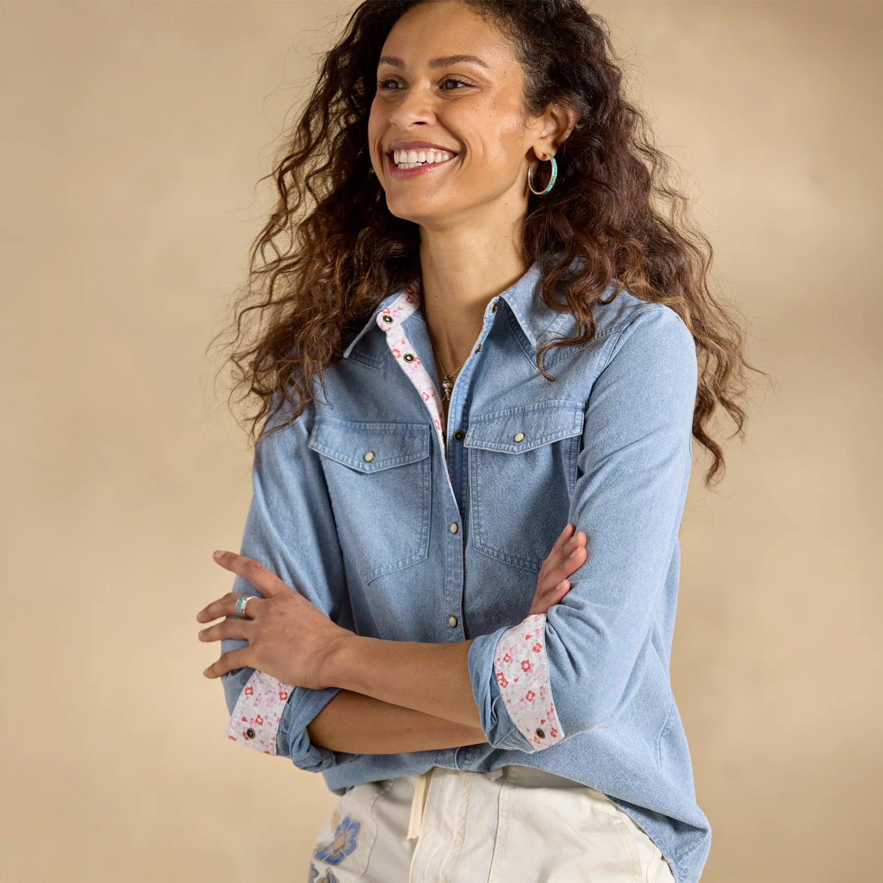 Willow Chambray Shirt, Petite