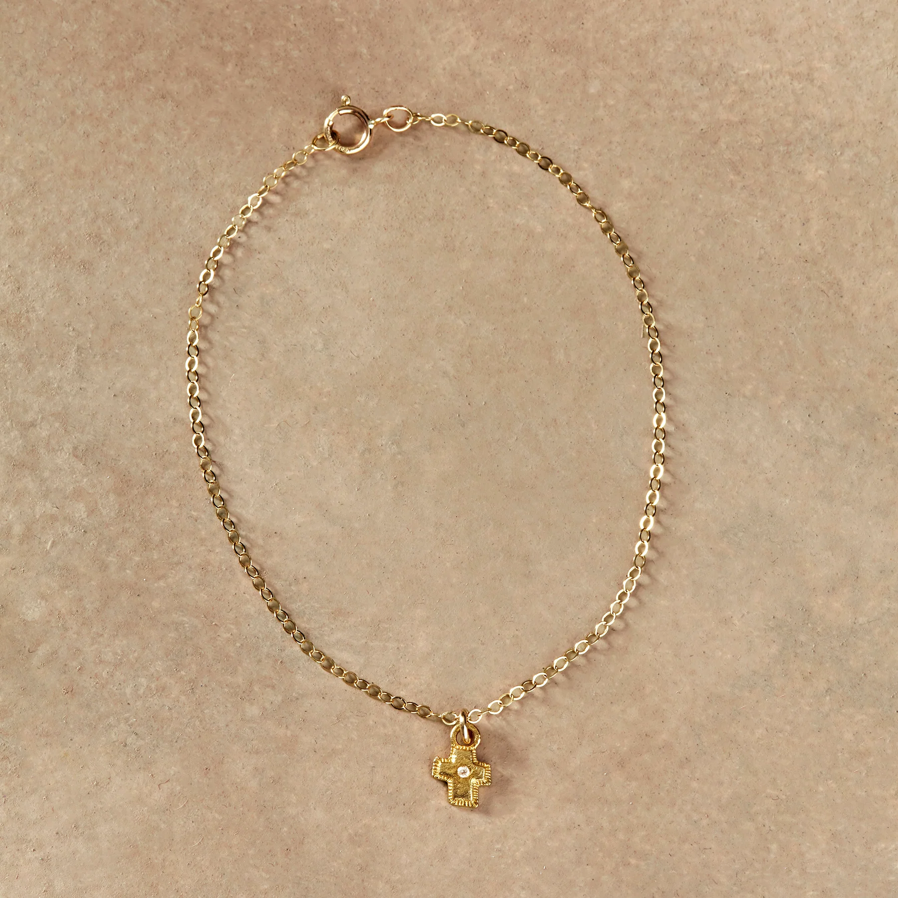 Gold Bright Faith Bracelet