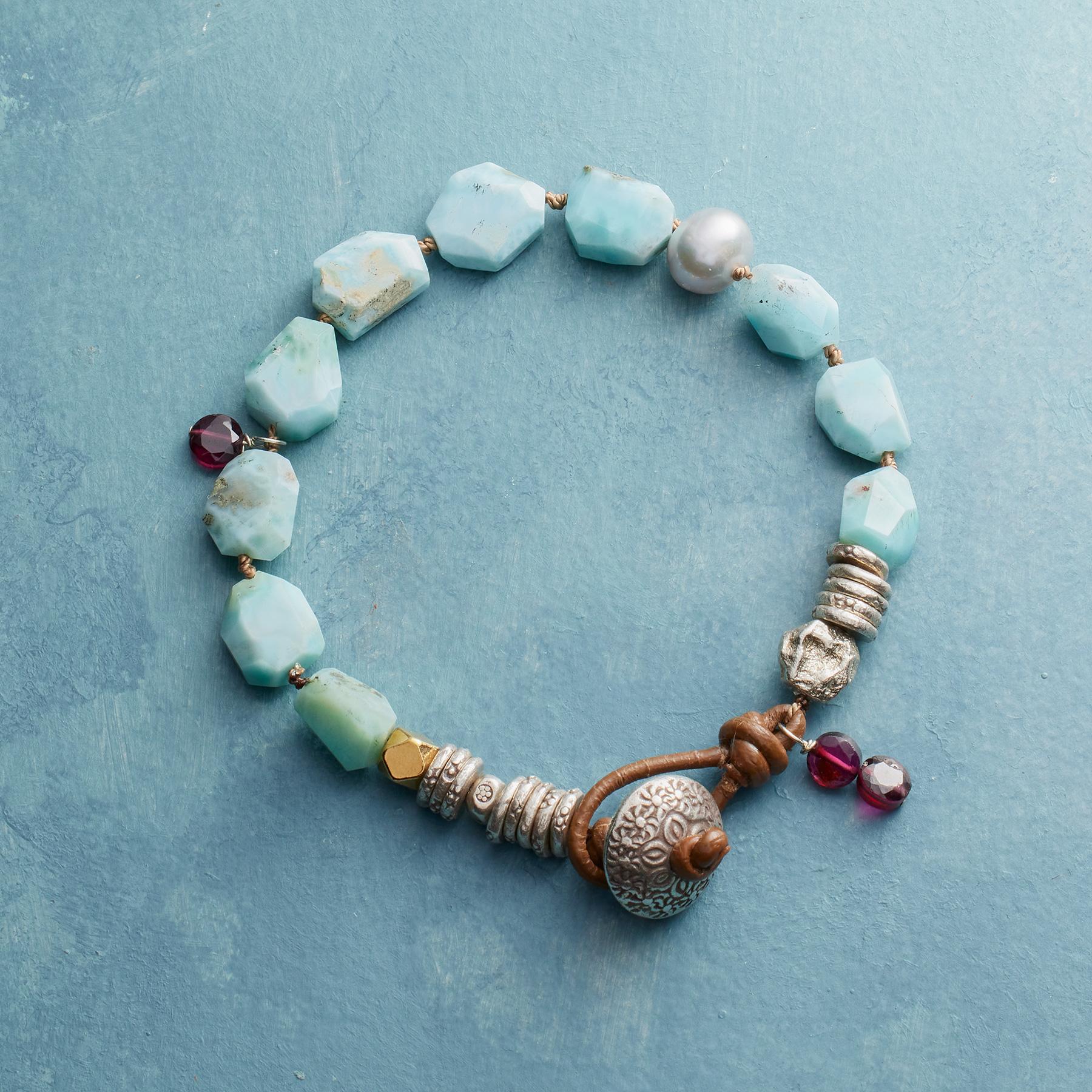 Larimar Nuggets Bracelet