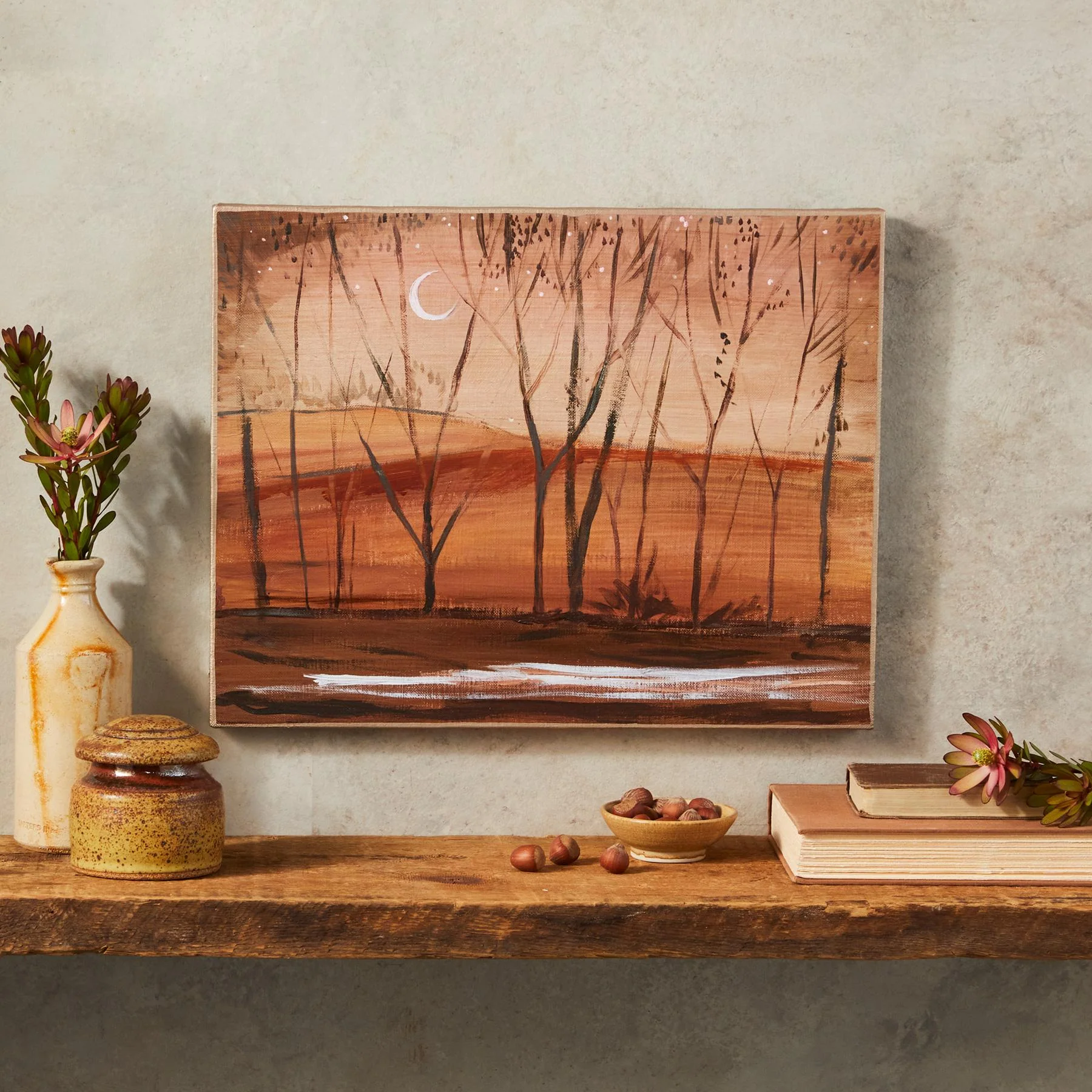 Crescent Sky Painting