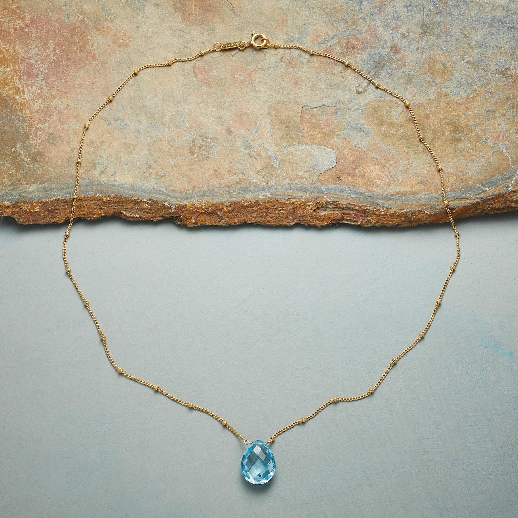 Droplet Of Blue Necklace