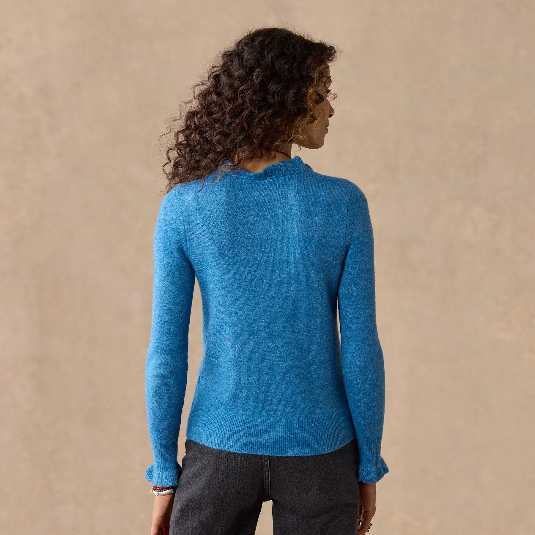 Gisella Ruffle Sweater, Petite