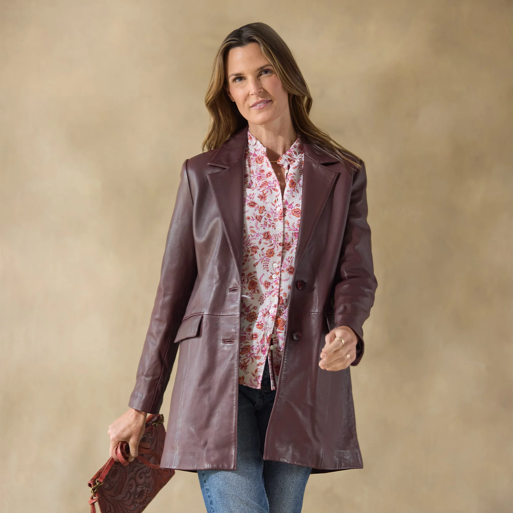 Rachel Leather Topper