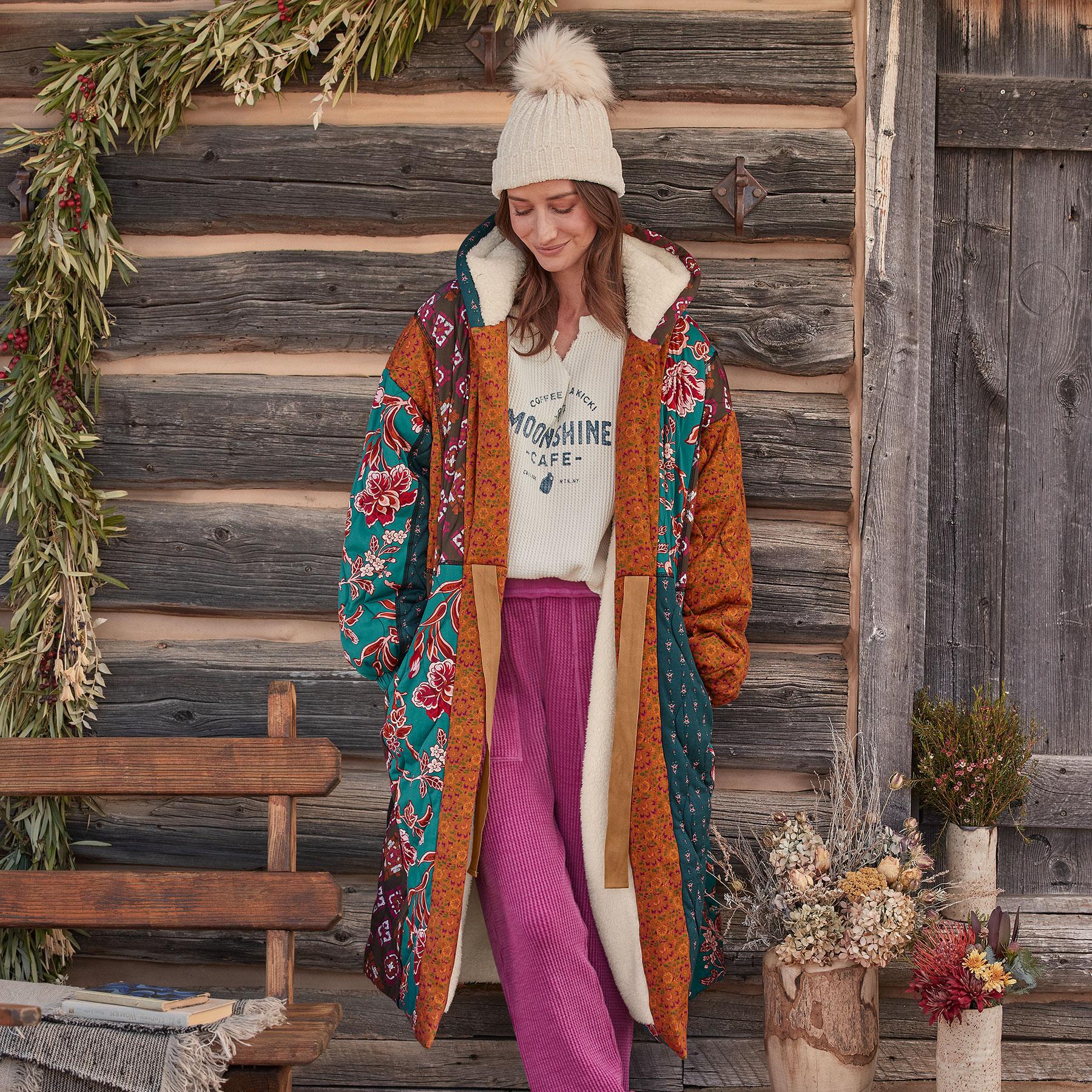 Linnea Patchwork Robe