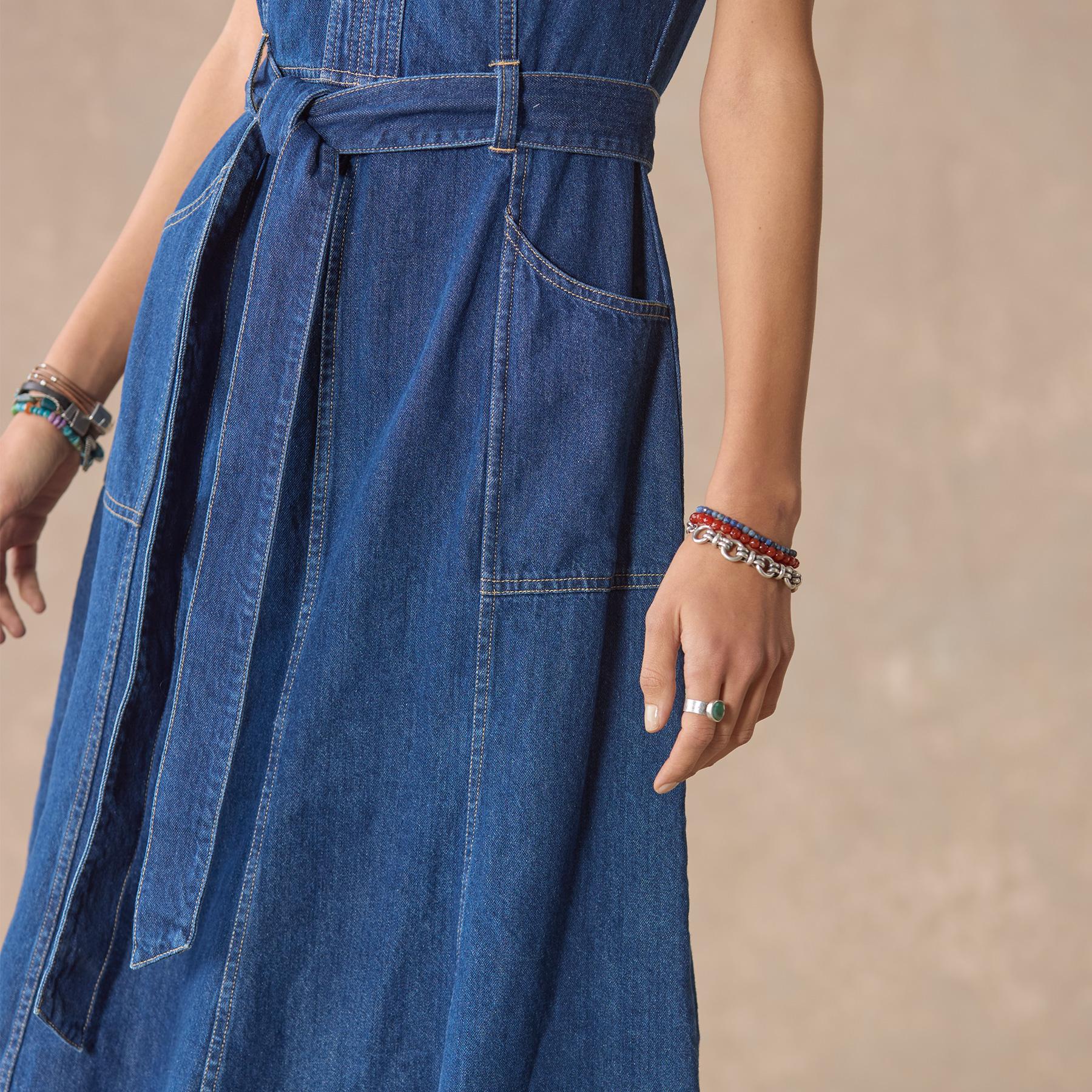 Poppy Denim Dress, Petite
