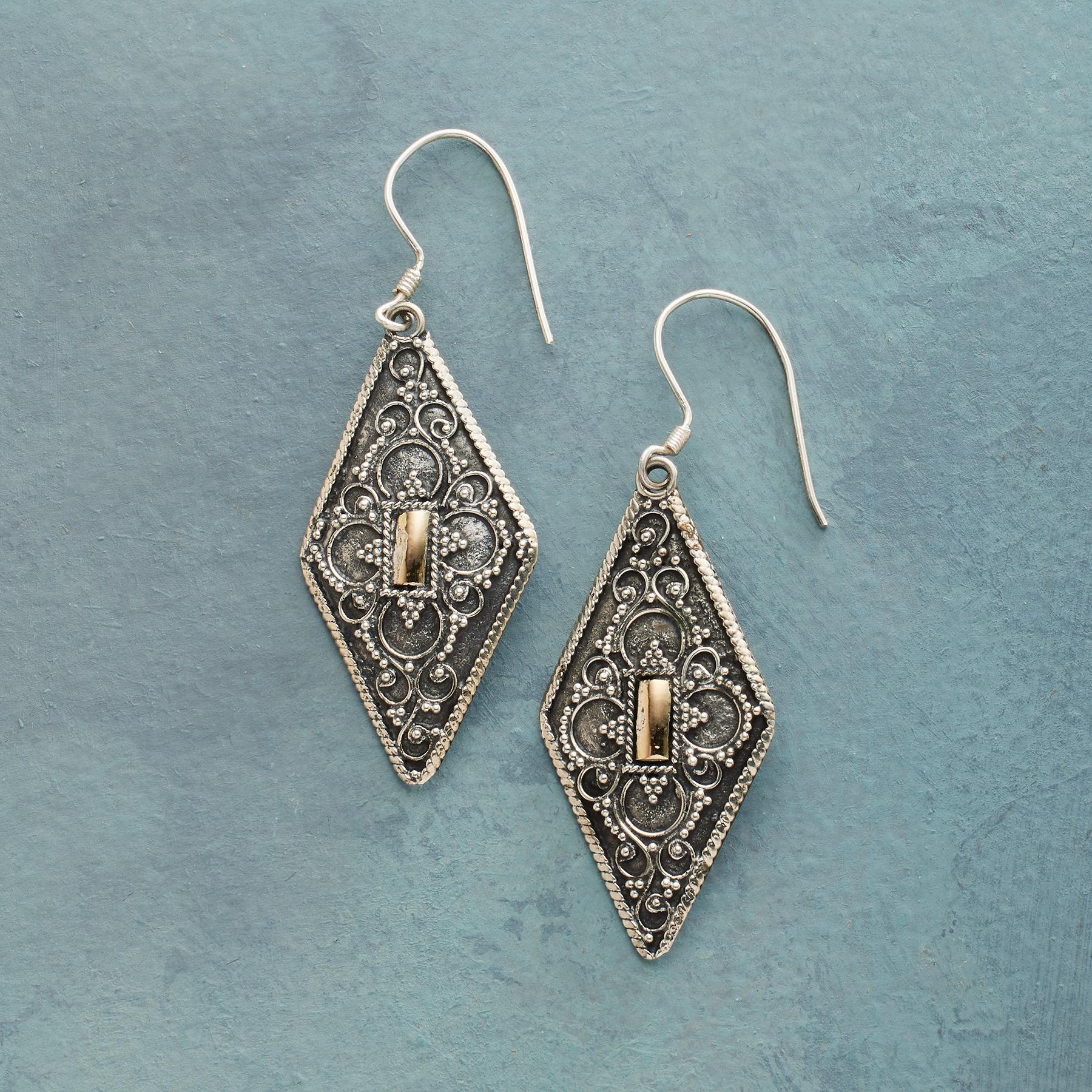 Diamond Filigree Earrings