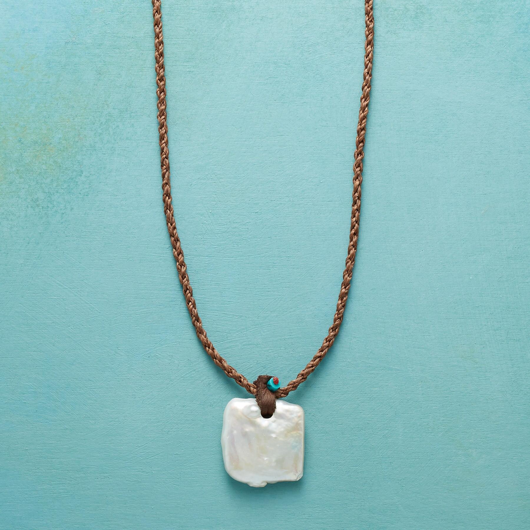 Pearl Tile Necklace