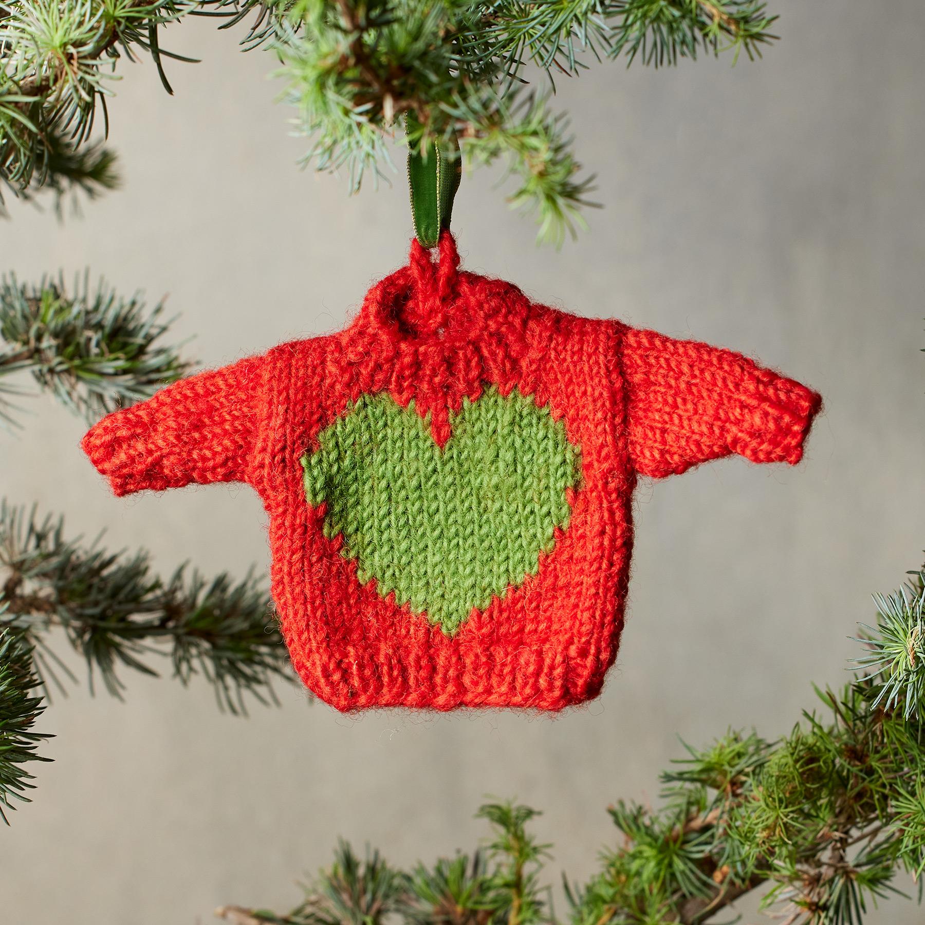 Peace And Love Sweater Ornament