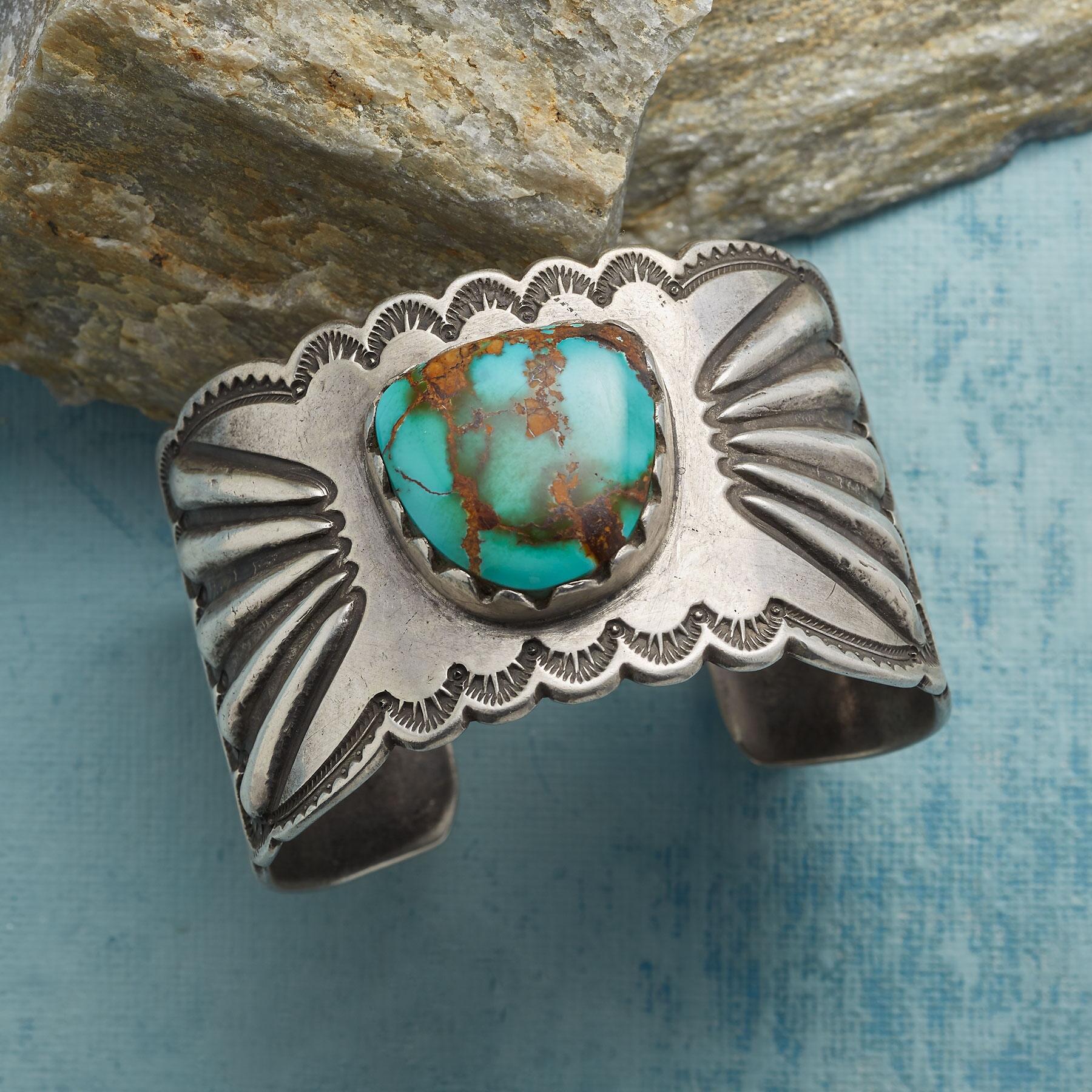 Flight & Beauty Turquoise Cuff