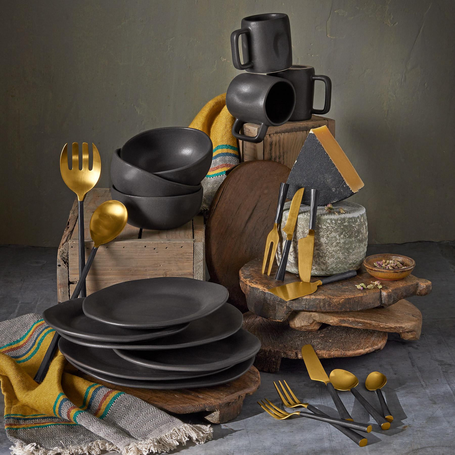 Alex Marshall Charcoal Bowls, Set Of 4