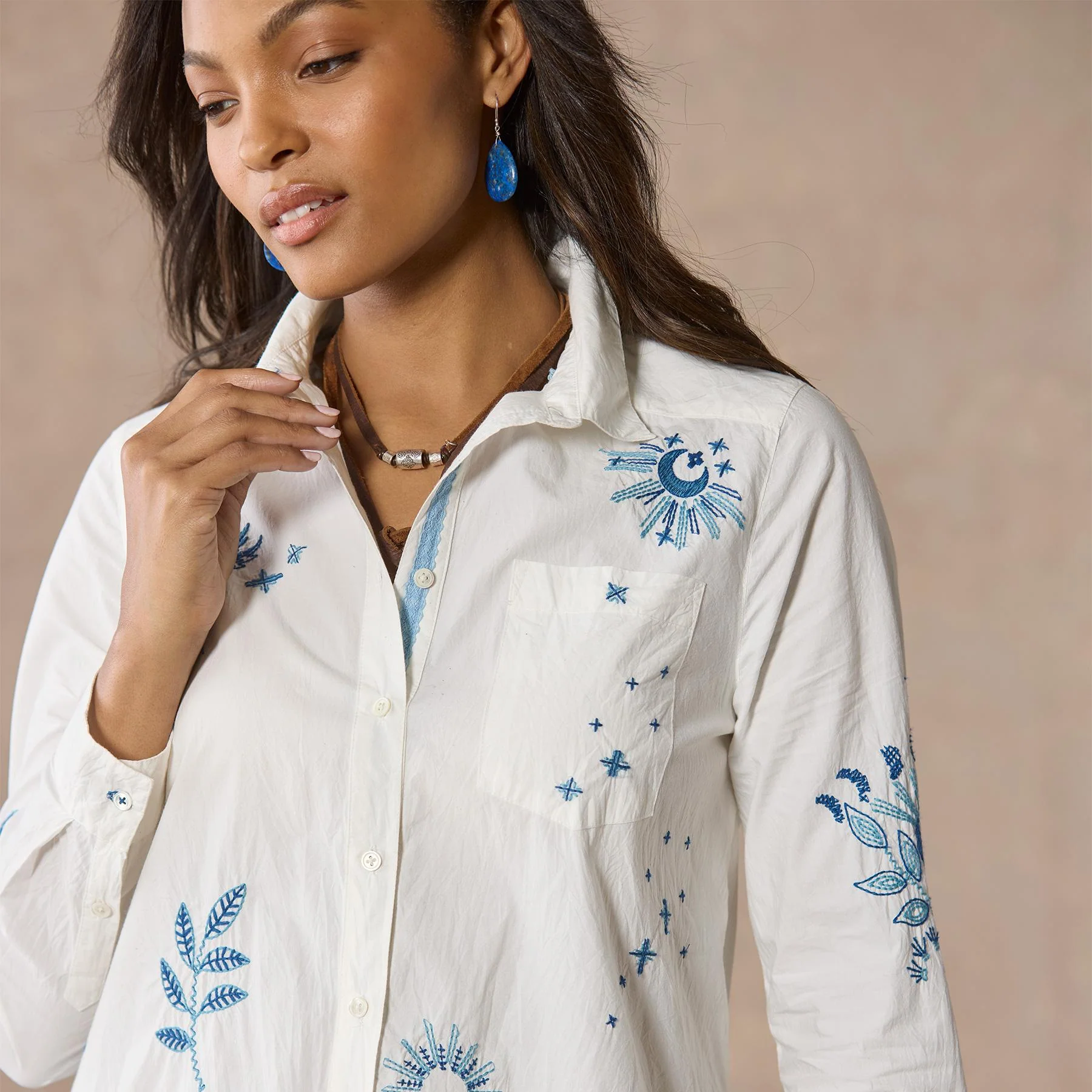 Karina Embroidered Shirt