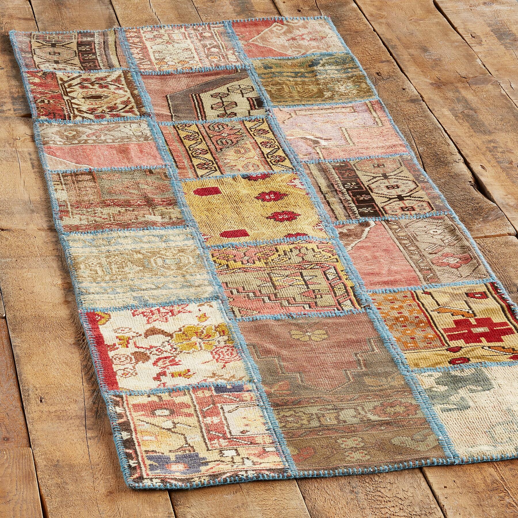 Anatolia Patchwork Hand-Knotted Rug