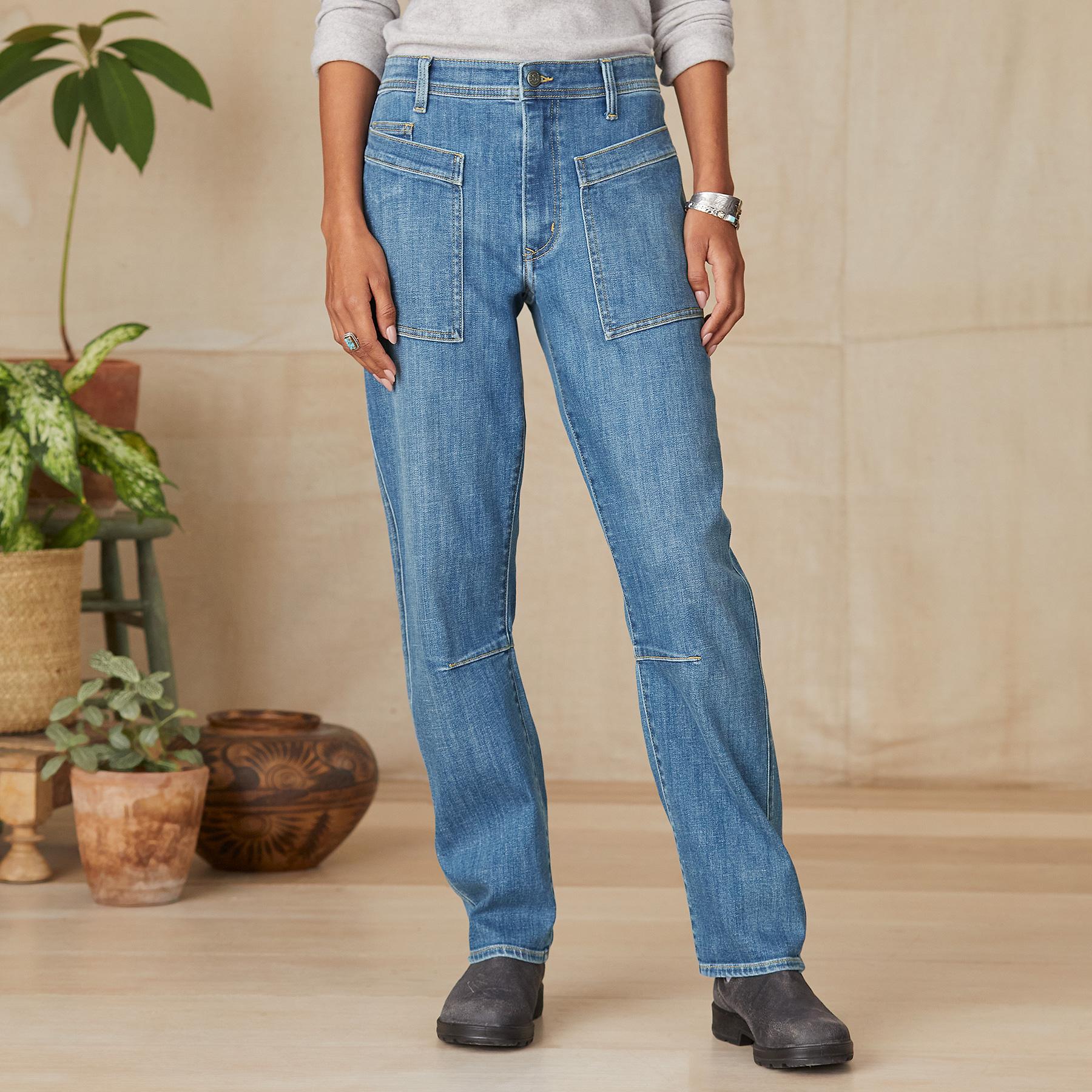 Agnes Denim Pants, Petite