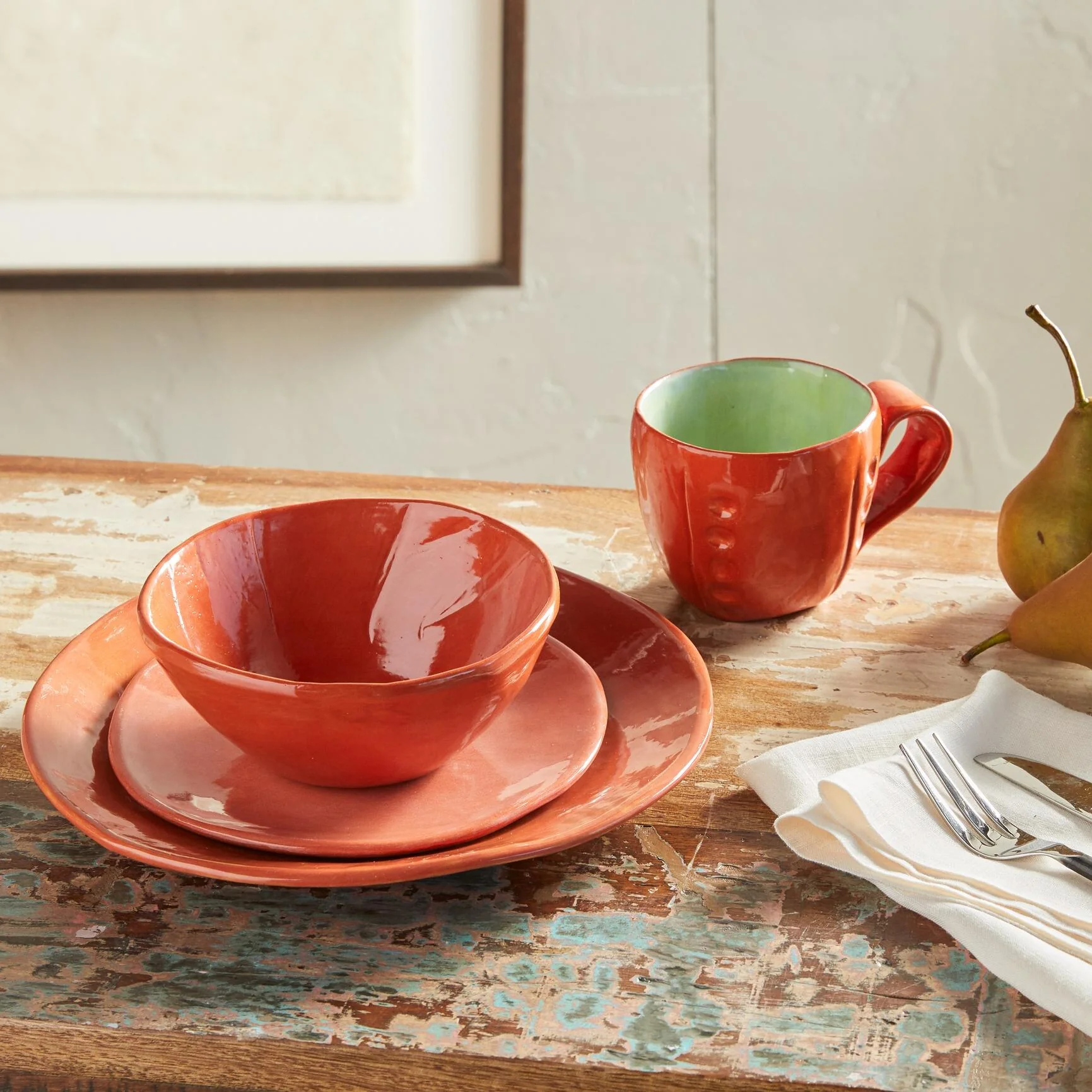 Mix It Up Dinnerware, 4-piece Place Setting
