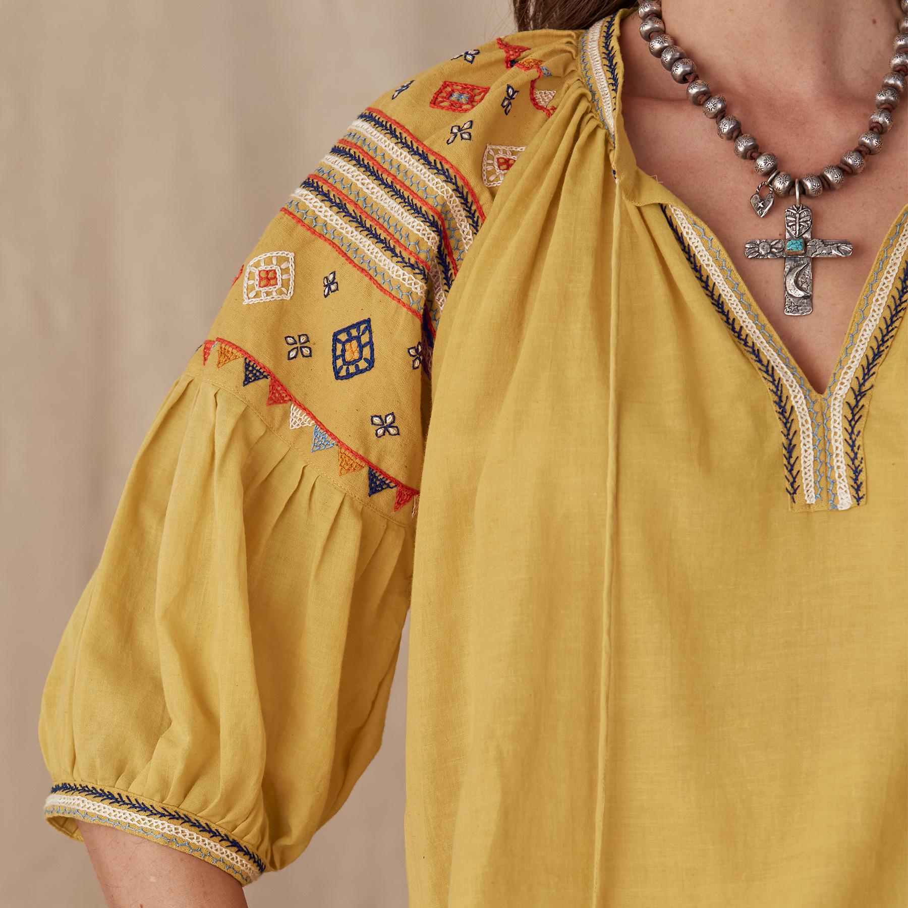 Geometric Salma Blouse