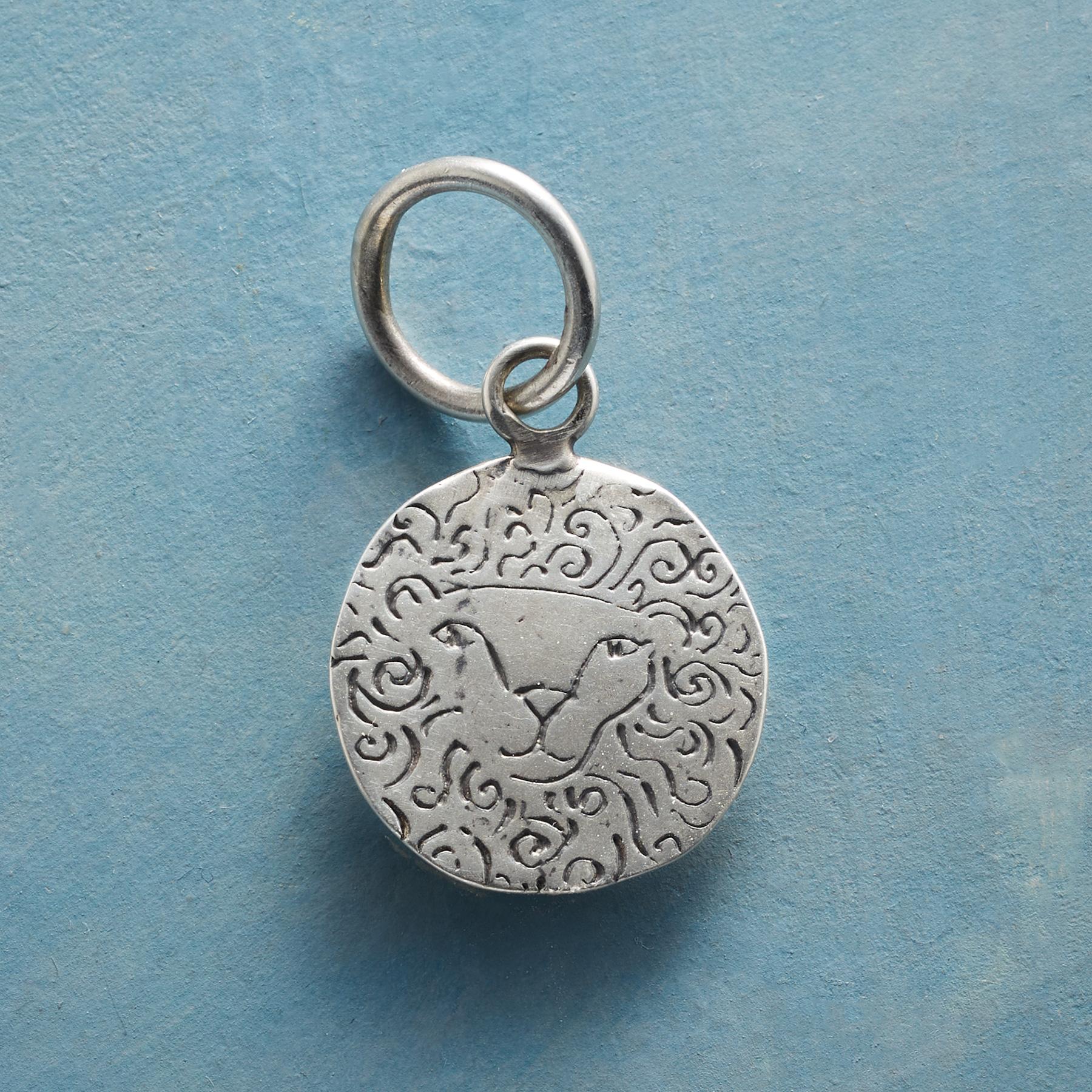 Sterling Silver Have Courage Charm