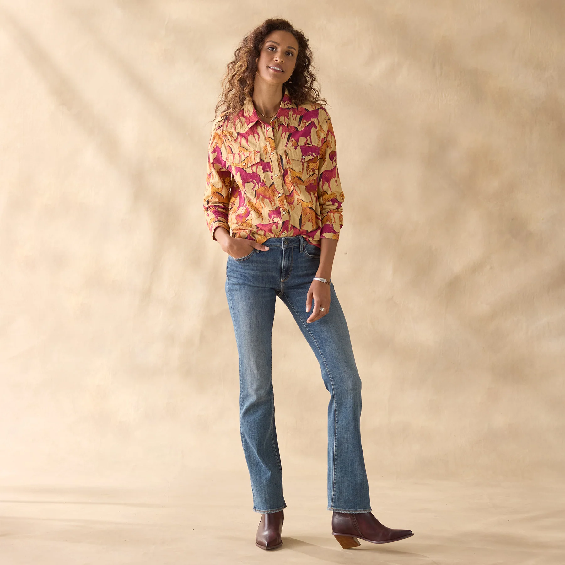 Equestrian Joy Shirt, Petite