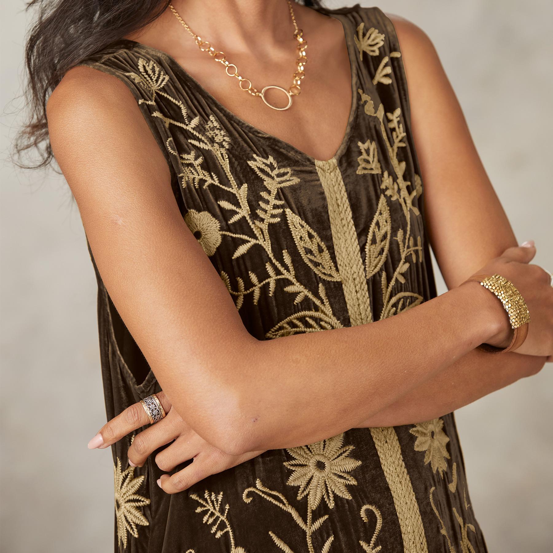 Georgina Velvet Maxi Dress, Petite